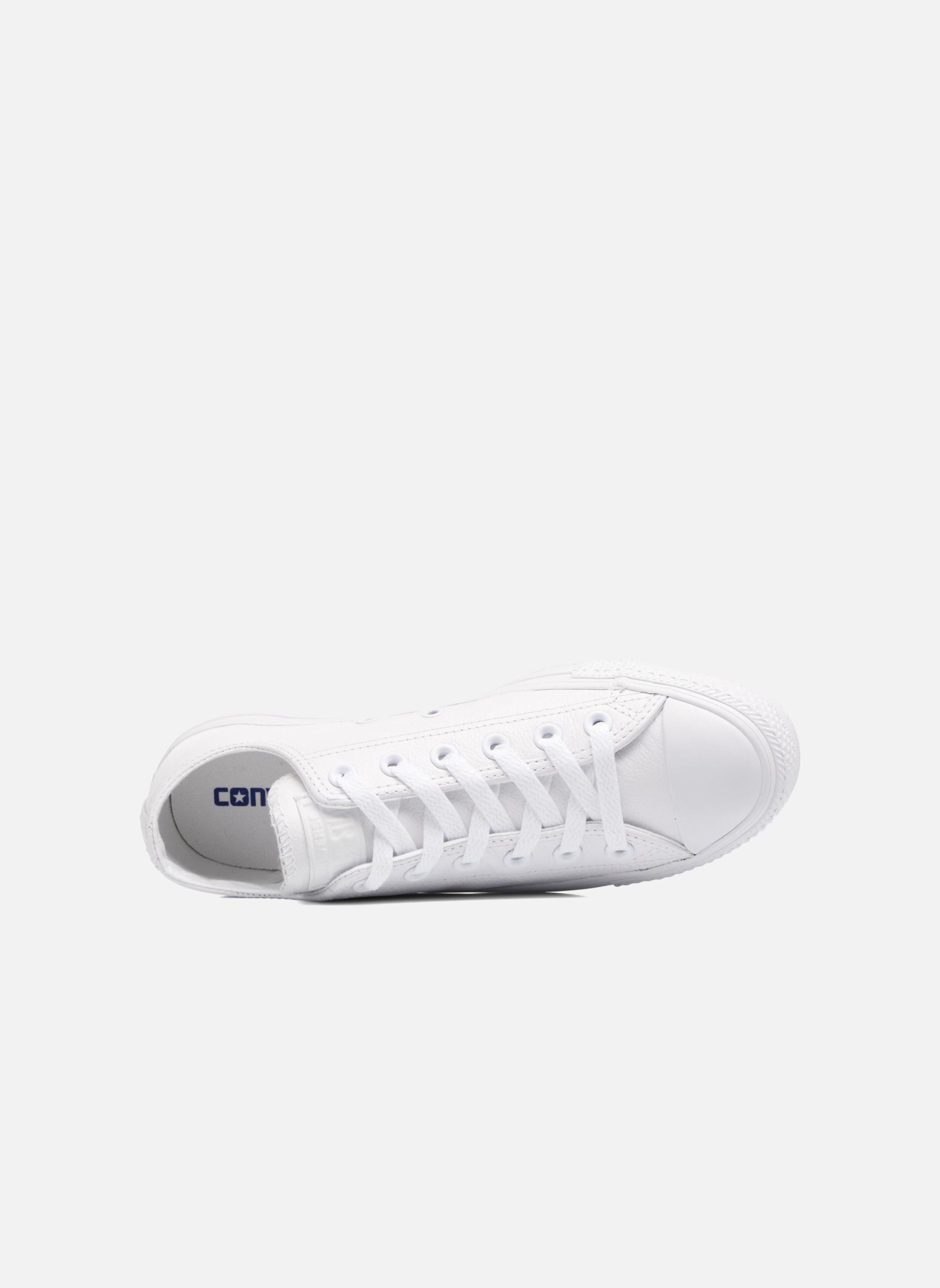 Baskets basses Chuck Taylor All Star Monochrome Leather blanc Converse Baskets basses Chuck Taylor All Star Monochrome Leather blanc BLANC