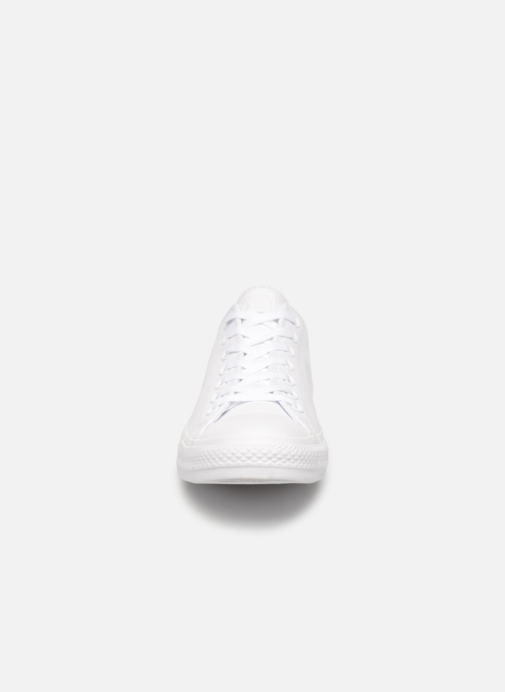 Niedrige Sneaker Chuck Taylor All Star Monochrome Leather herren weiß Converse Niedrige Sneaker Chuck Taylor All Star Monochrome Leather herren weiß BLANC
