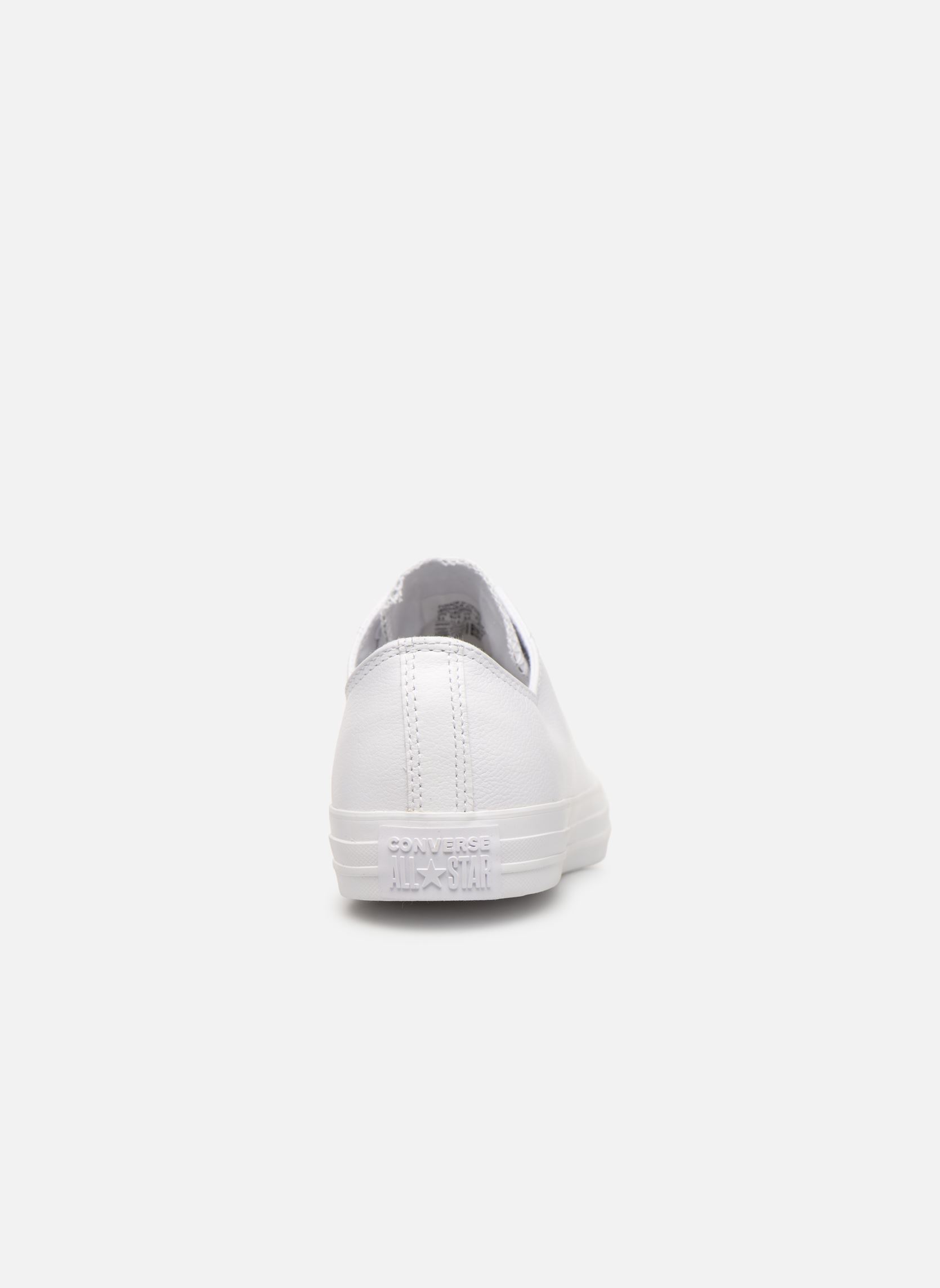 Niedrige Sneaker Chuck Taylor All Star Monochrome Leather herren weiß Converse Niedrige Sneaker Chuck Taylor All Star Monochrome Leather herren weiß BLANC