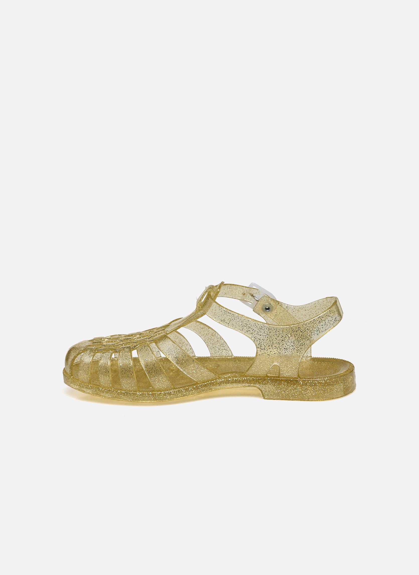Strandsandalen Sun W dames goud en brons Méduse Strandsandalen Sun W dames goud en brons Dore Paillete
