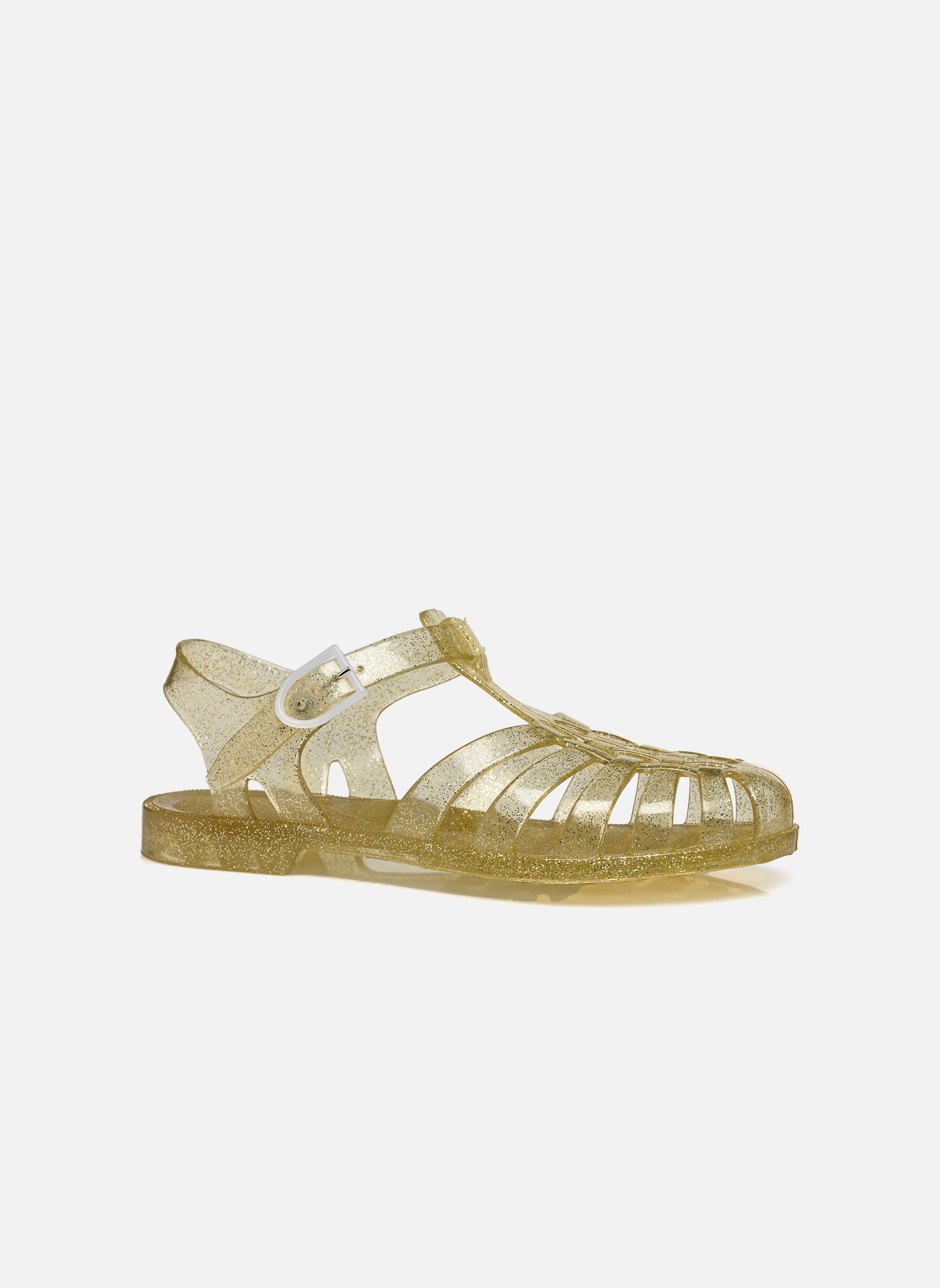 Strandsandalen Sun W dames goud en brons Méduse Strandsandalen Sun W dames goud en brons Dore Paillete
