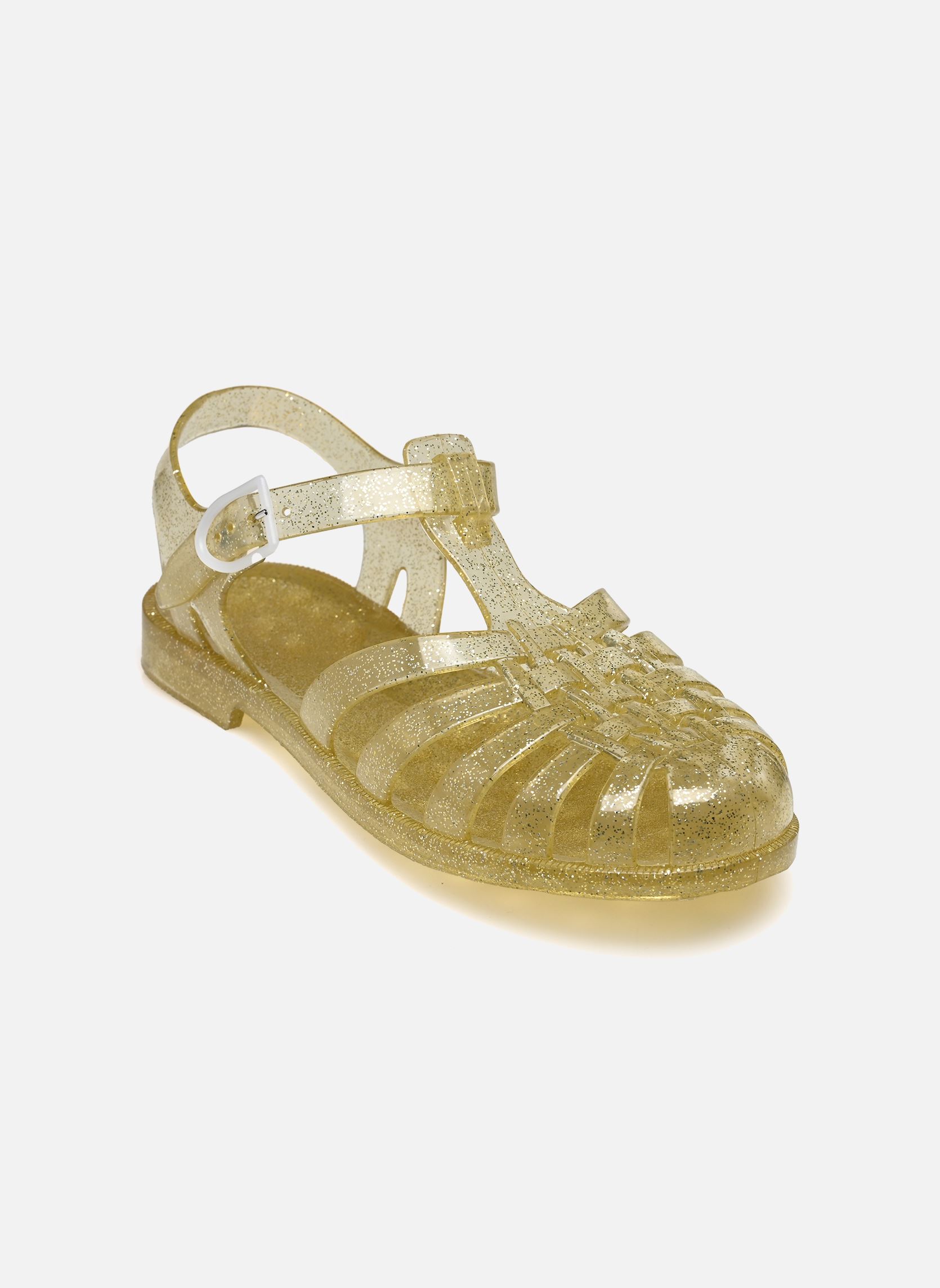 Strandsandalen Sun W dames goud en brons Méduse Strandsandalen Sun W dames goud en brons Dore Paillete