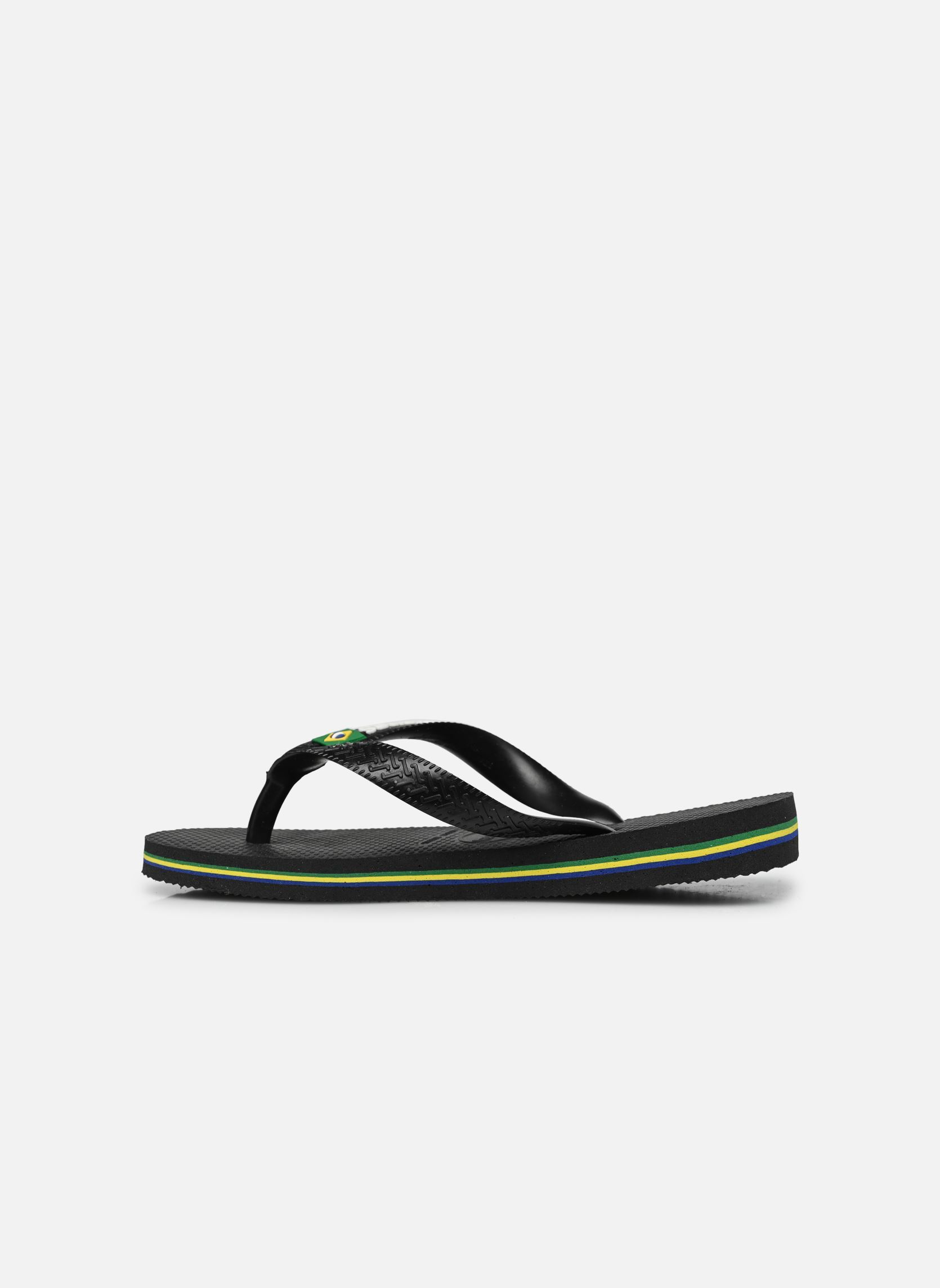 Tongs Brasil Logo E noir Havaianas Tongs Brasil Logo E noir BLACK/BLACK