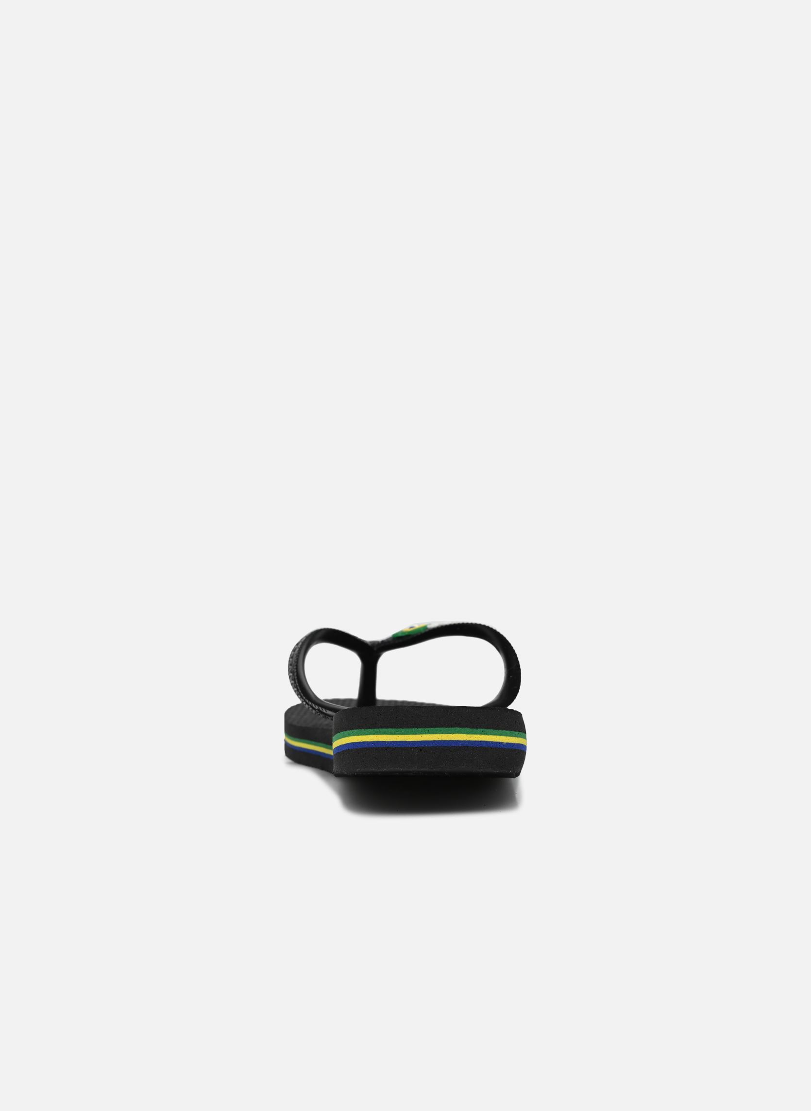 Tongs Brasil Logo E noir Havaianas Tongs Brasil Logo E noir BLACK/BLACK