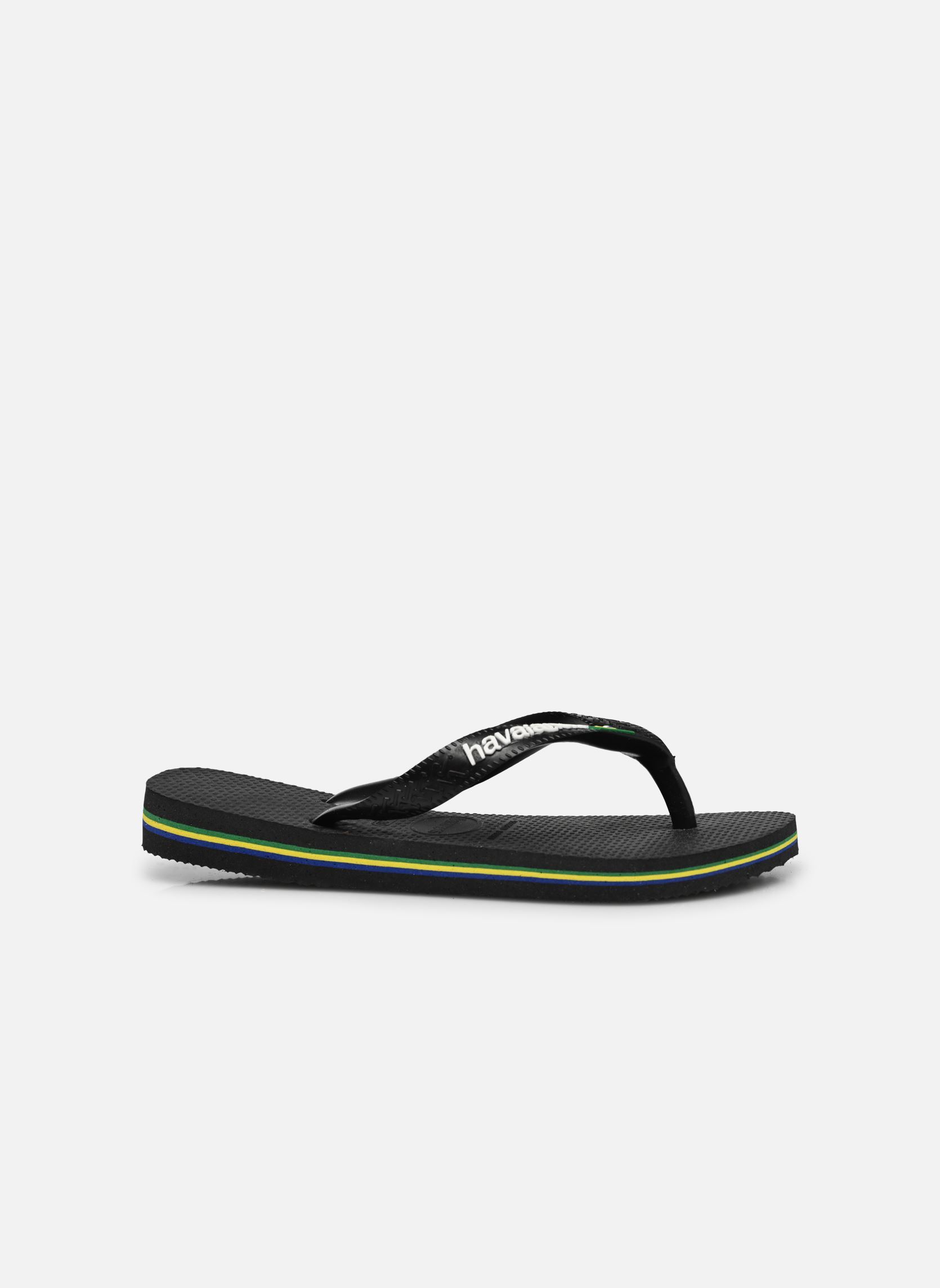 Tongs Brasil Logo E noir Havaianas Tongs Brasil Logo E noir BLACK/BLACK