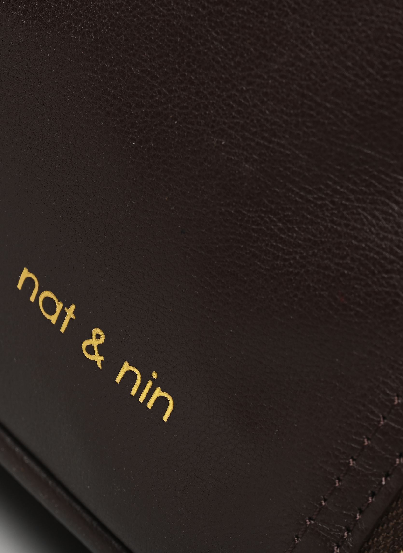 Handtassen Macy dames bruin Nat & Nin Handtassen Macy dames bruin ÉBÈNE LISSE