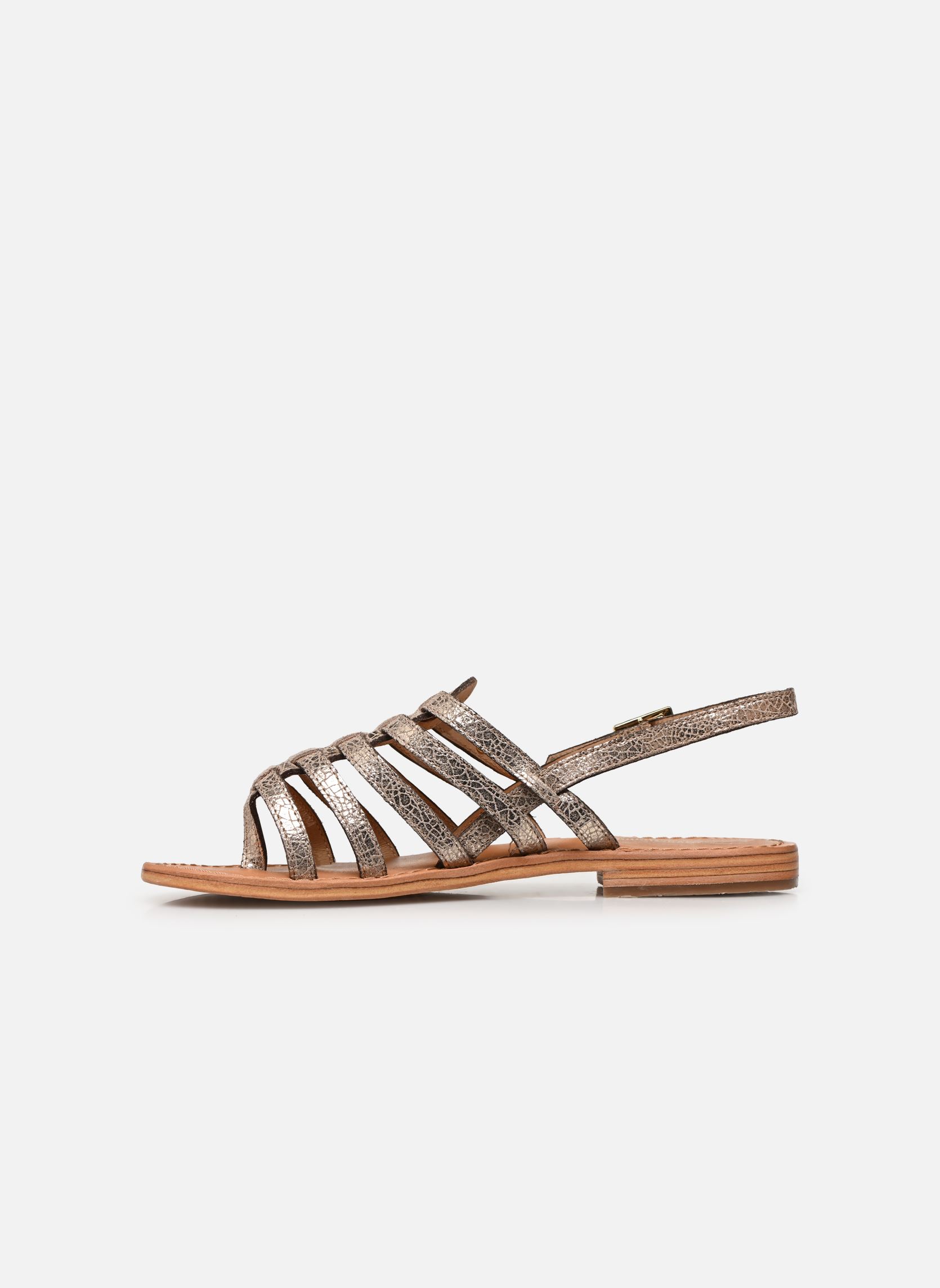 Sandalen Herisson damen gold und bronze Les Tropéziennes par M Belarbi Sandalen Herisson damen gold und bronze OR CRAQUELE