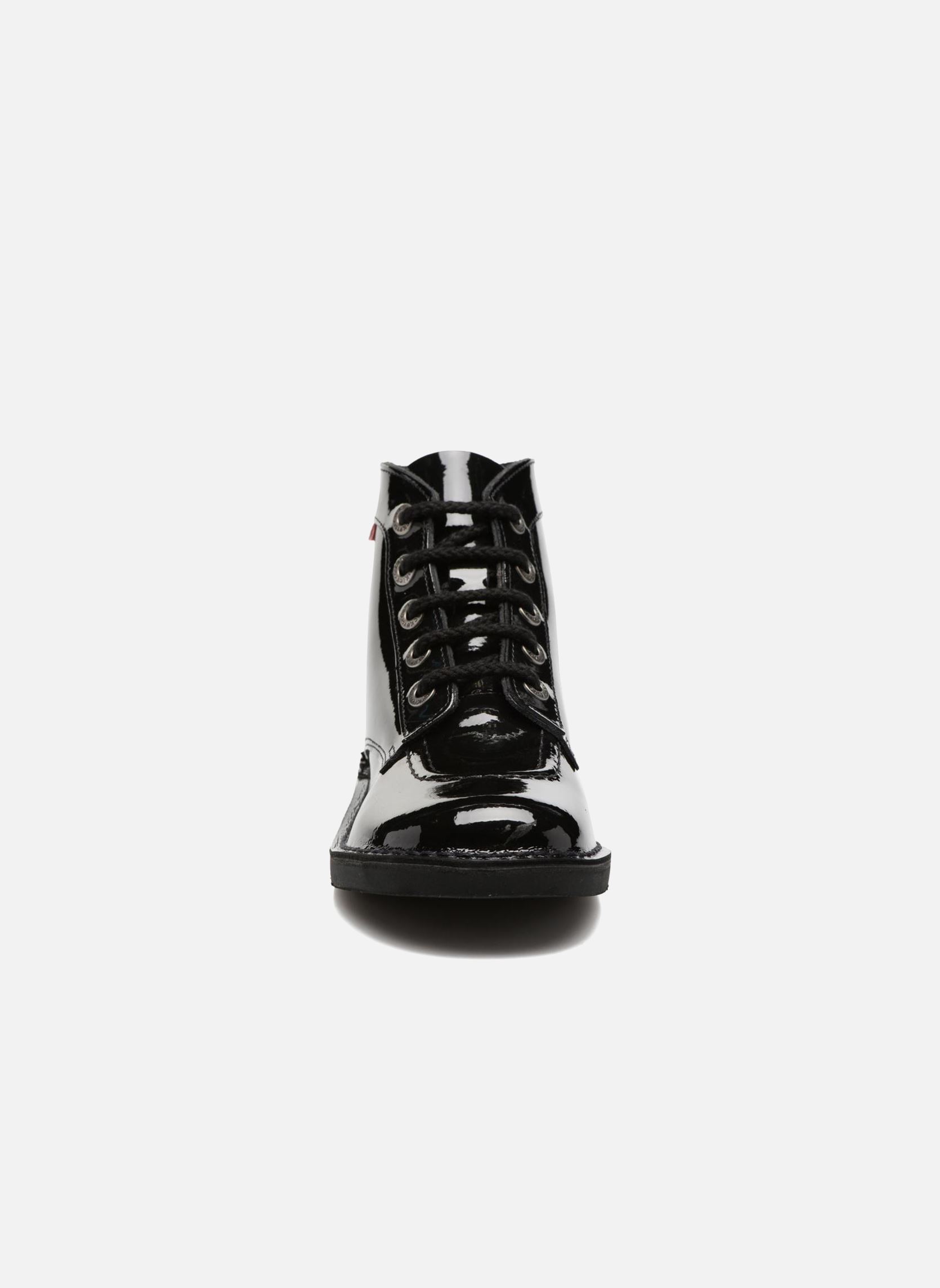 Stiefeletten / Ankle Boots Kick color perm mädchen schwarz Kickers Stiefeletten / Ankle Boots Kick color perm mädchen schwarz NOIR VERNIS PERM 2
