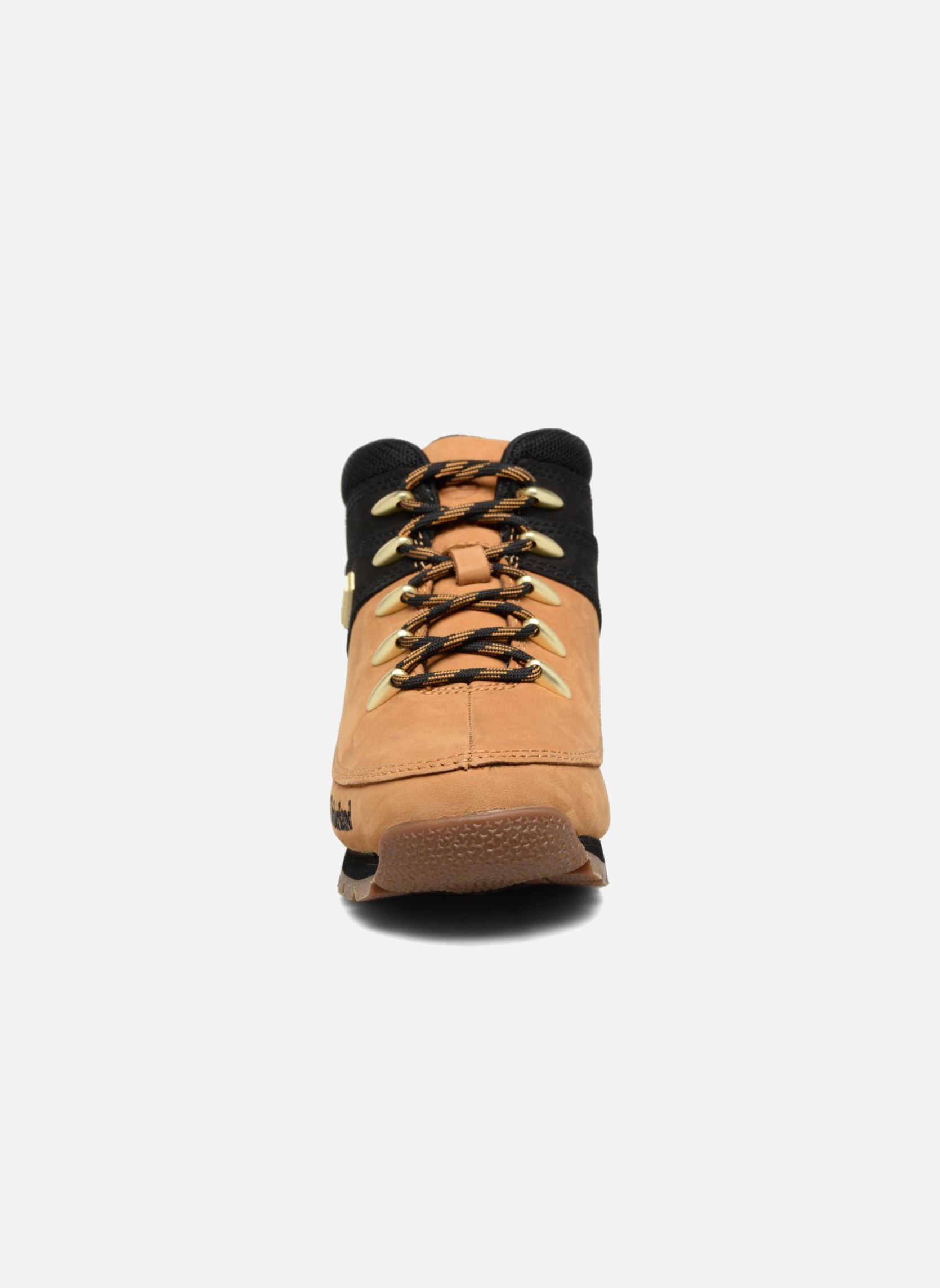 Niedrige Sneaker Euro sprint Kids braun Timberland Niedrige Sneaker Euro sprint Kids braun WHEATBLACK
