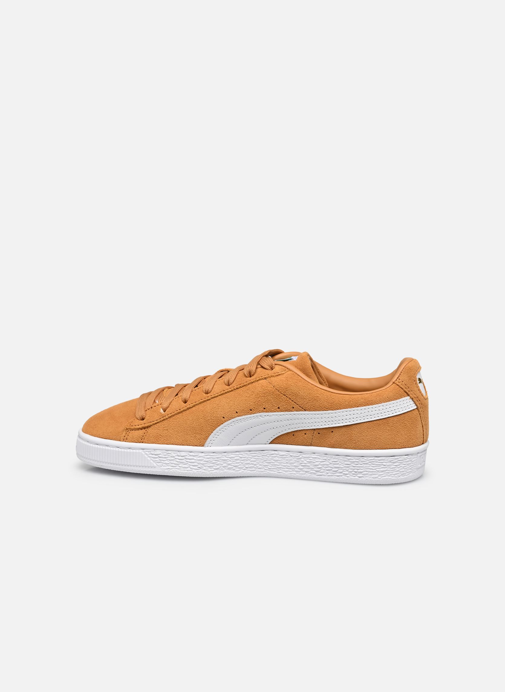 Niedrige Sneaker Suede Classic herren braun Puma Niedrige Sneaker Suede Classic herren braun CARAMEL LATTE-PUMA WHITE