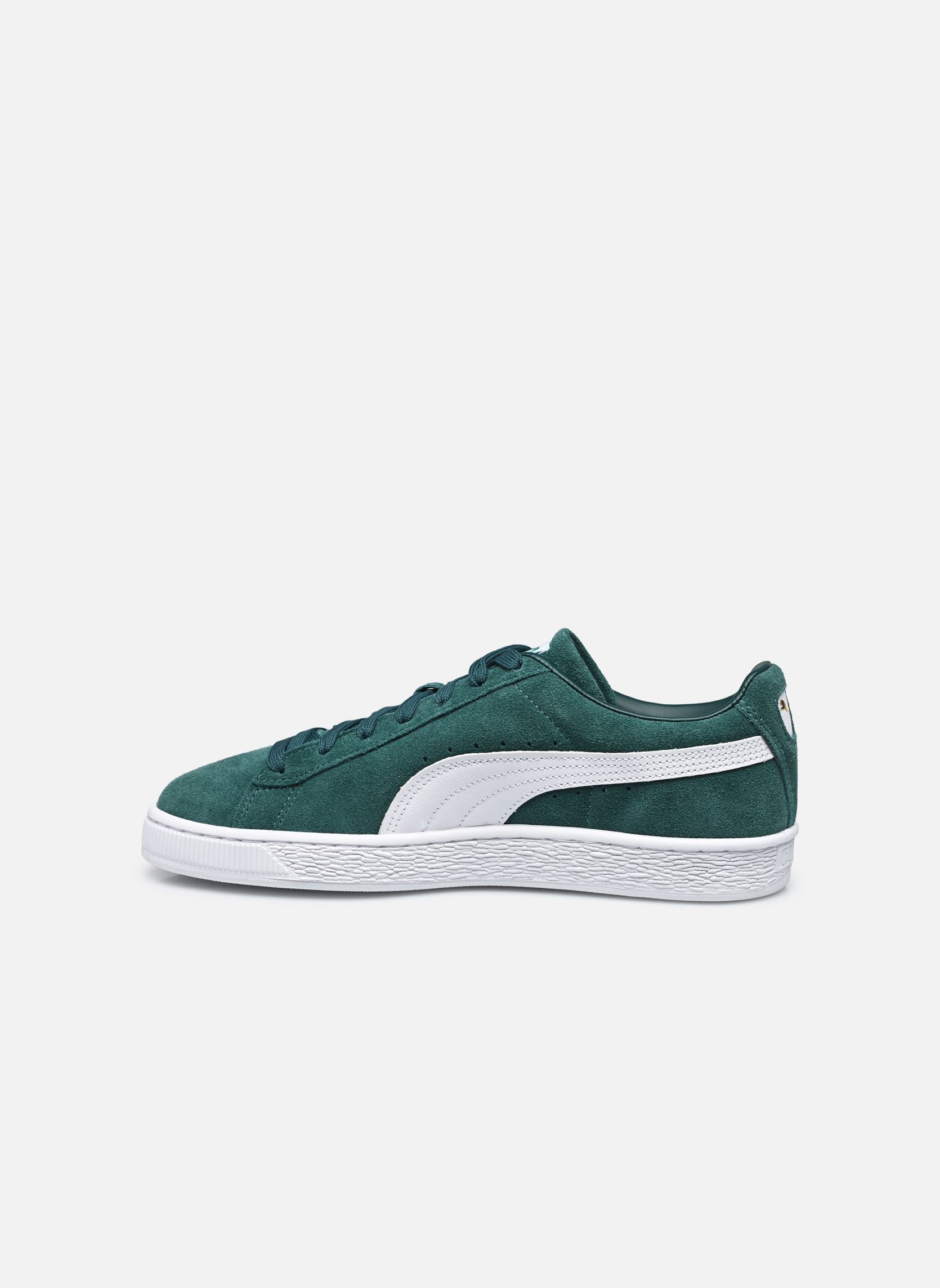 Baskets basses Suede Classic homme vert Puma Baskets basses Suede Classic homme vert DARK MYRTLE-PUMA WHITE