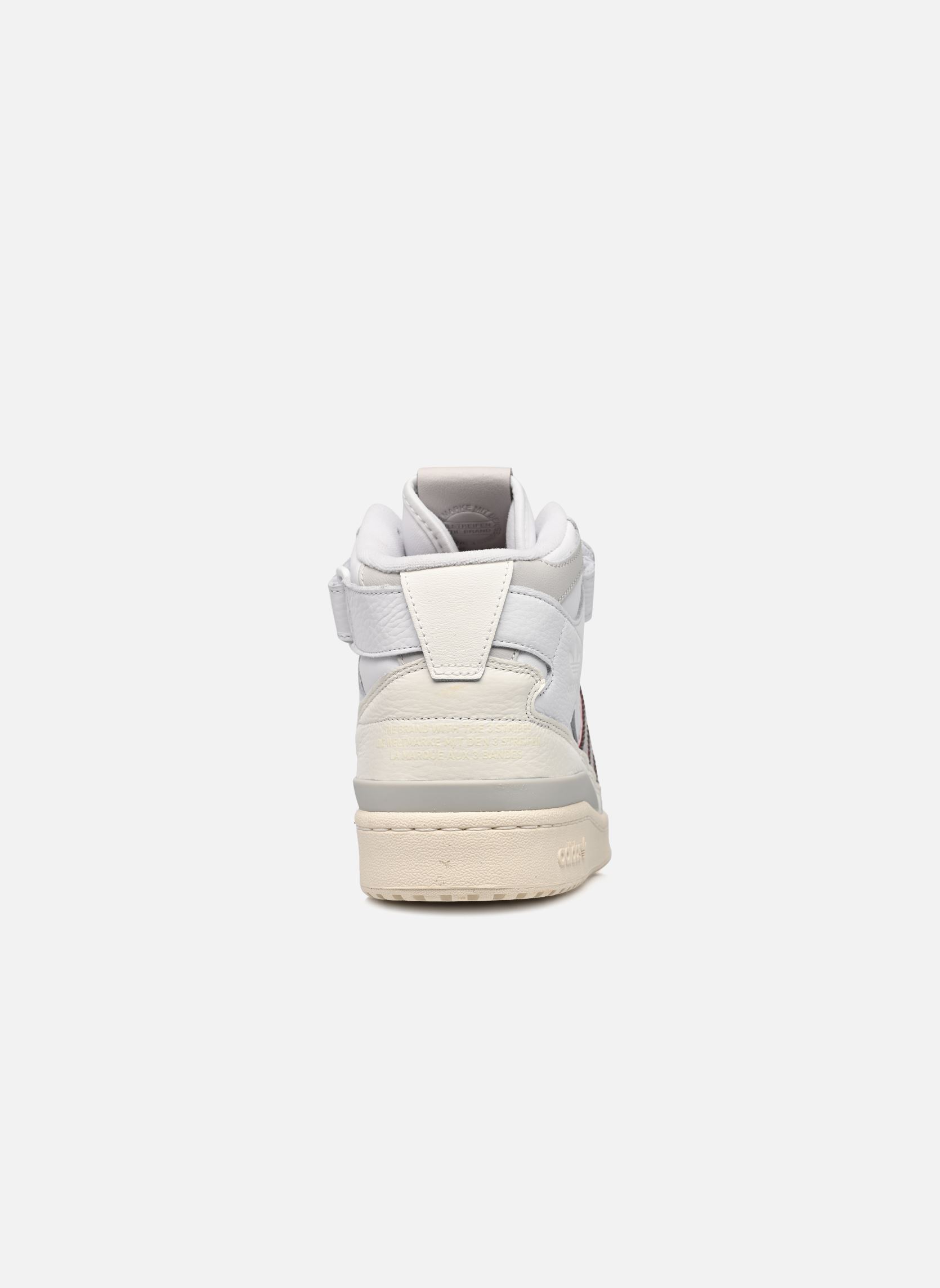 Baskets basses Forum mid homme blanc adidas originals Baskets basses Forum mid homme blanc FTWWHT/GREONE/BLUE