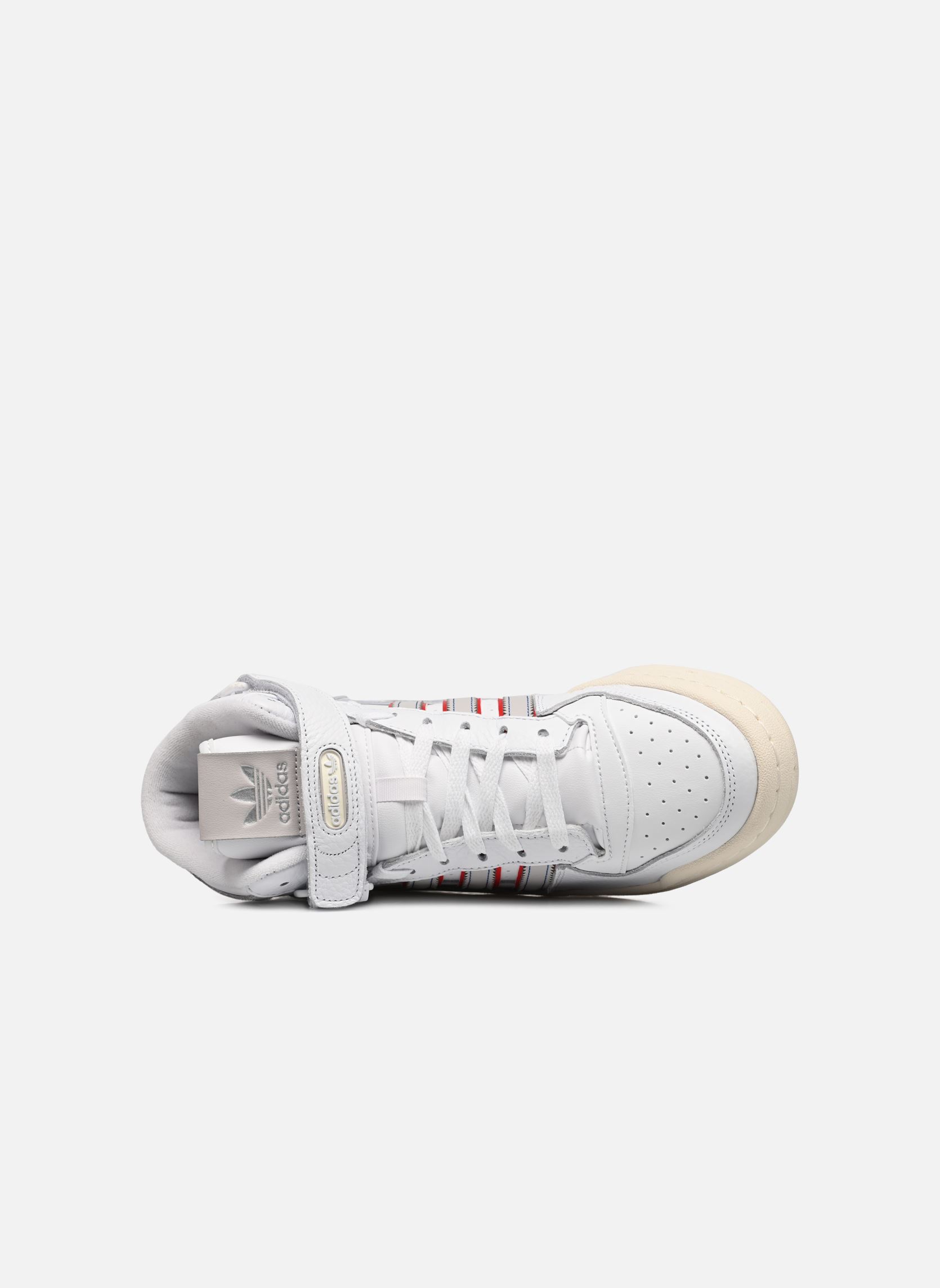 Baskets basses Forum mid homme blanc adidas originals Baskets basses Forum mid homme blanc FTWWHT/GREONE/BLUE