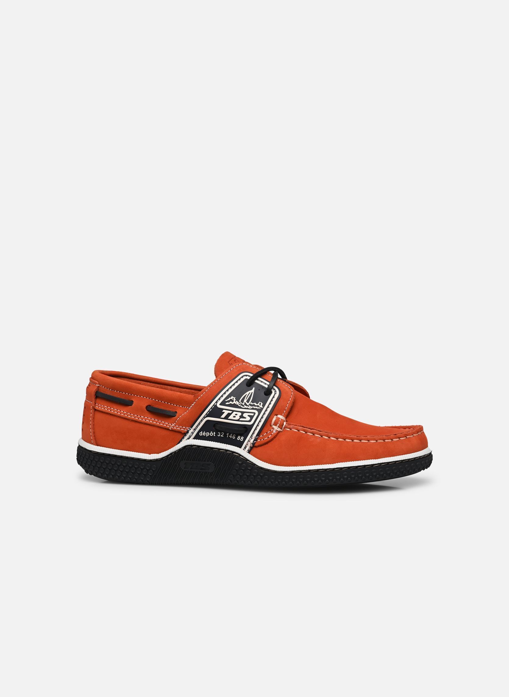 Chaussures bateaux Globek homme orange TBS Chaussures bateaux Globek homme orange ORANGE + NAVY