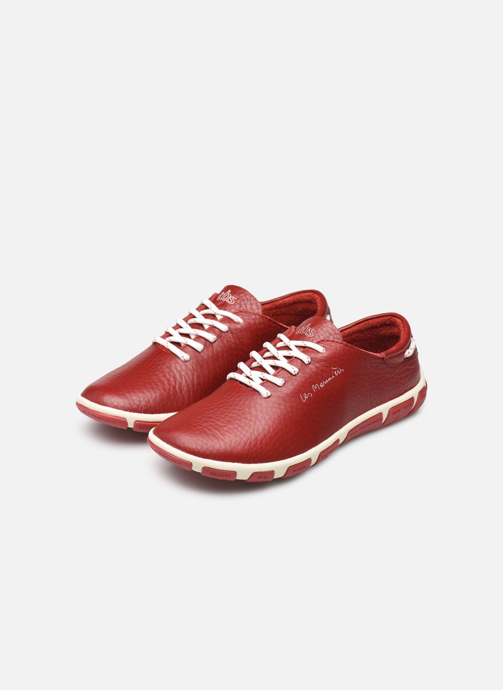 Niedrige Sneaker Jazaru damen rot TBS Niedrige Sneaker Jazaru damen rot ROUGE