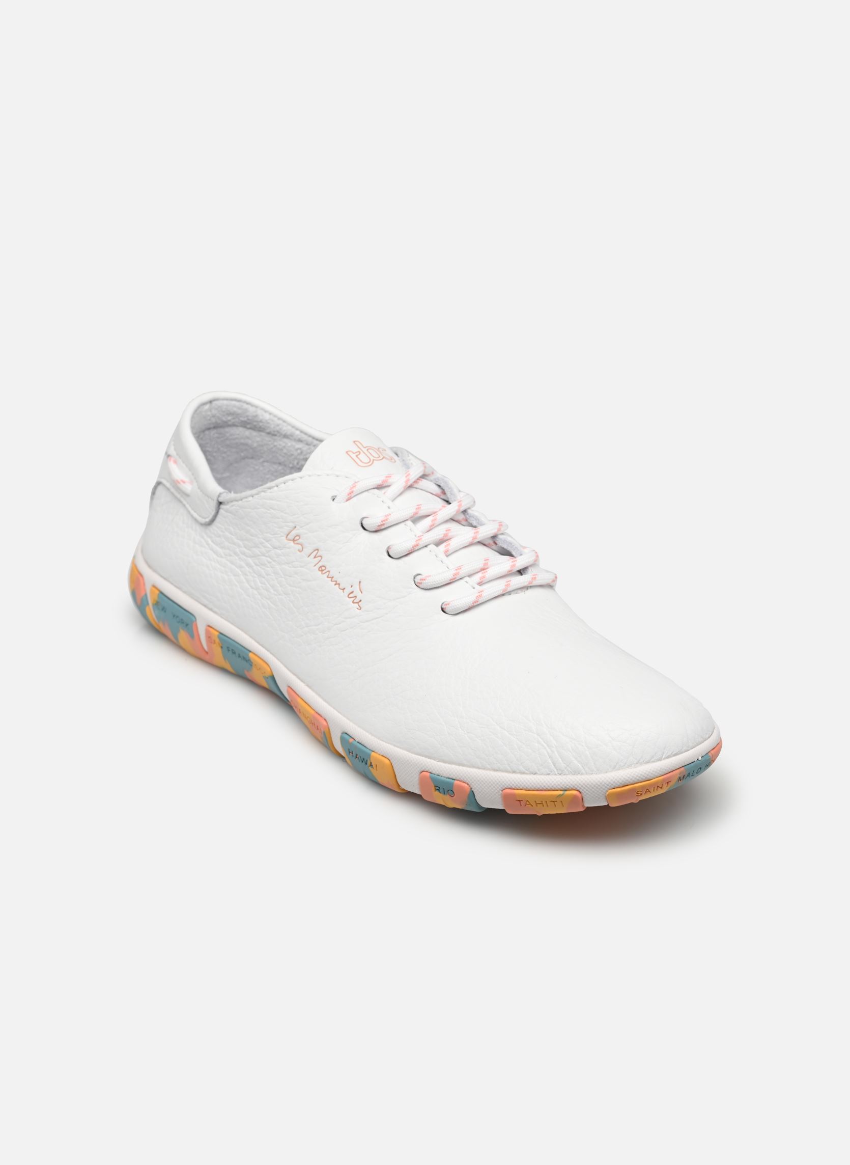 Niedrige Sneaker Jazaru damen weiß TBS Niedrige Sneaker Jazaru damen weiß EXTRA BLANC + BLUSH