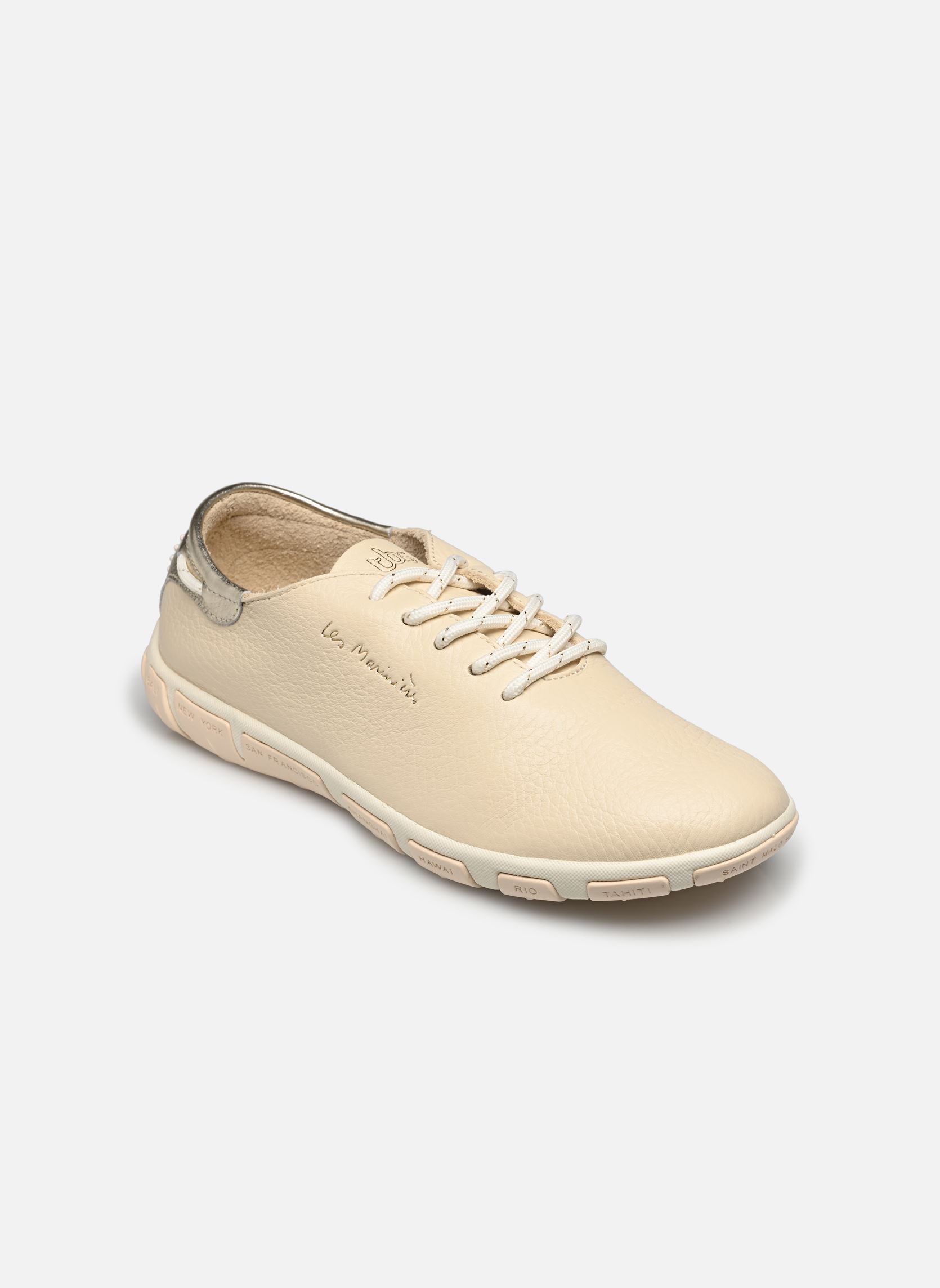 Niedrige Sneaker Jazaru damen beige TBS Niedrige Sneaker Jazaru damen beige LIN + CHAMPAGNE