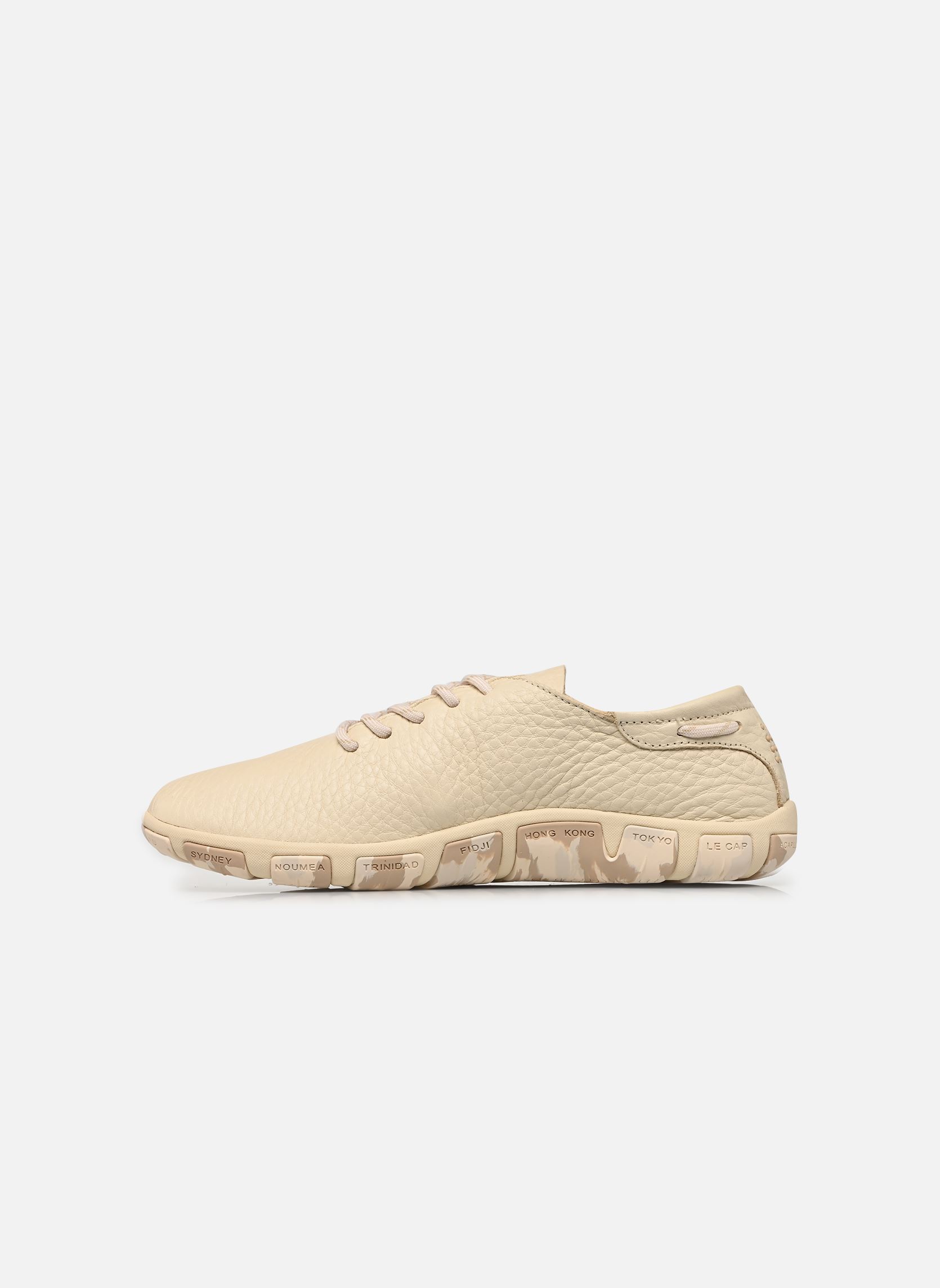 Lage sneakers Jazaru dames wit TBS Lage sneakers Jazaru dames wit ECRU CAMO