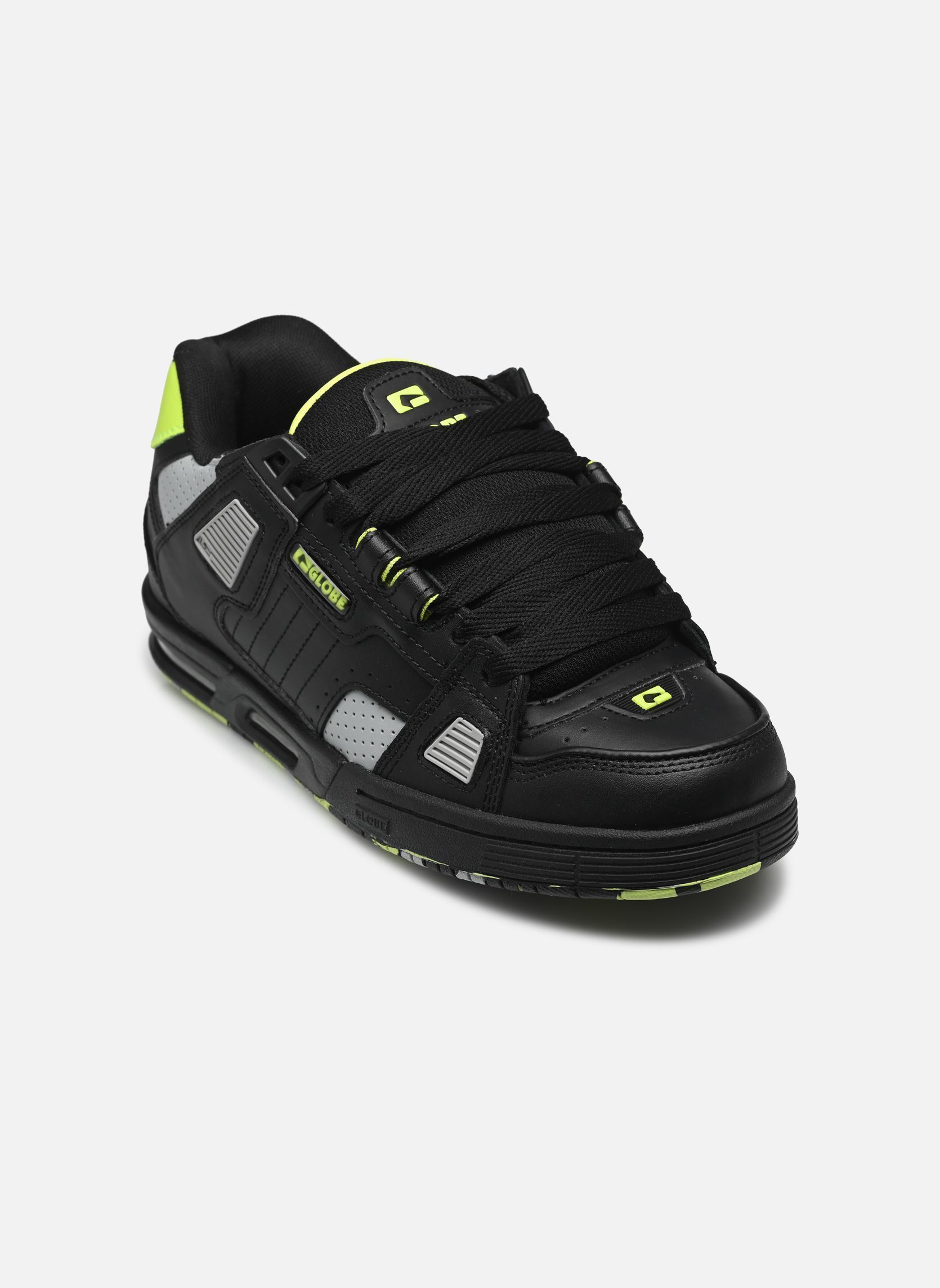 Niedrige Sneaker Sabre herren schwarz Globe Niedrige Sneaker Sabre herren schwarz Black/lime