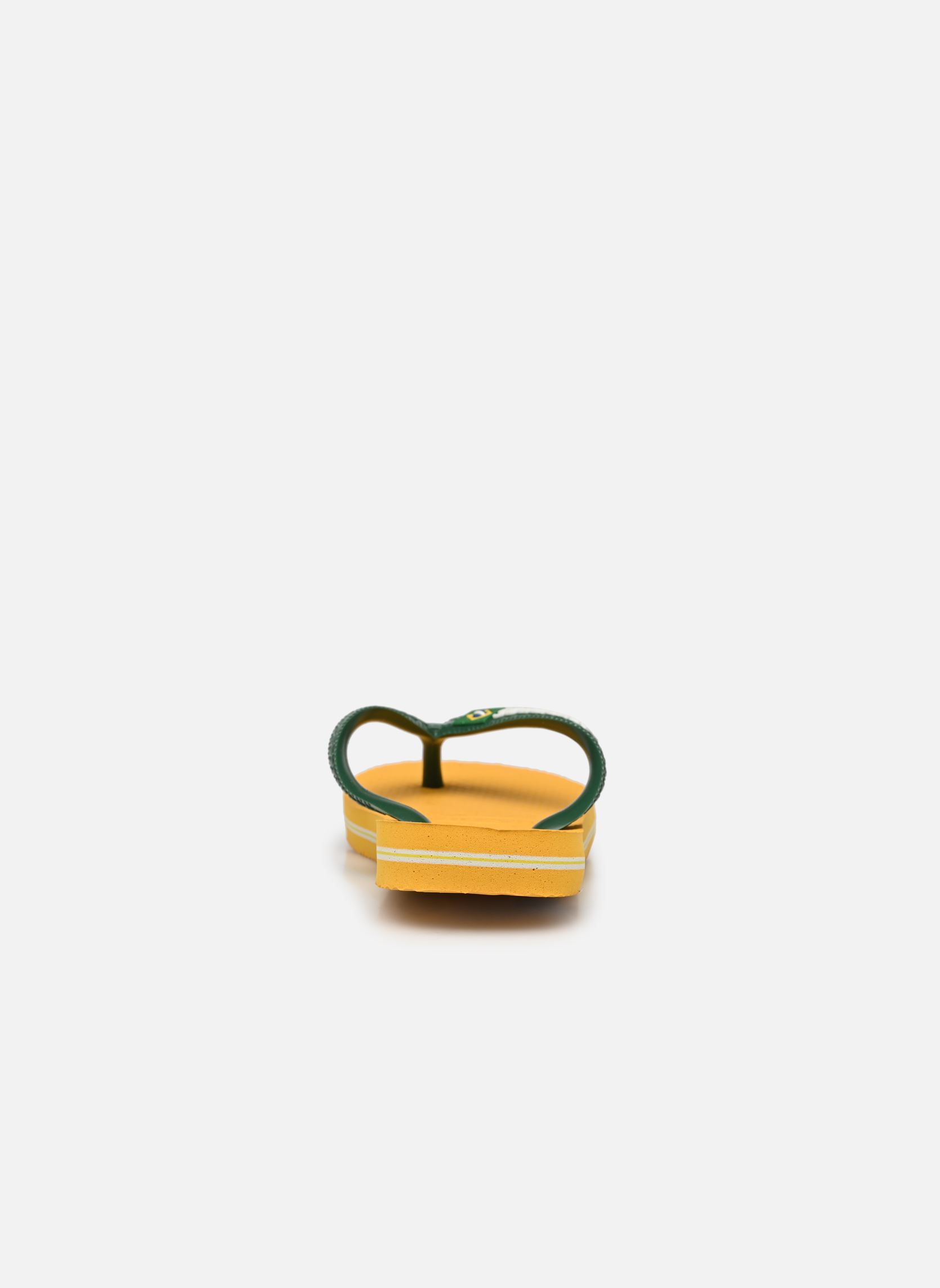Tongs Brasil Logo E jaune Havaianas Tongs Brasil Logo E jaune Pop Yellow