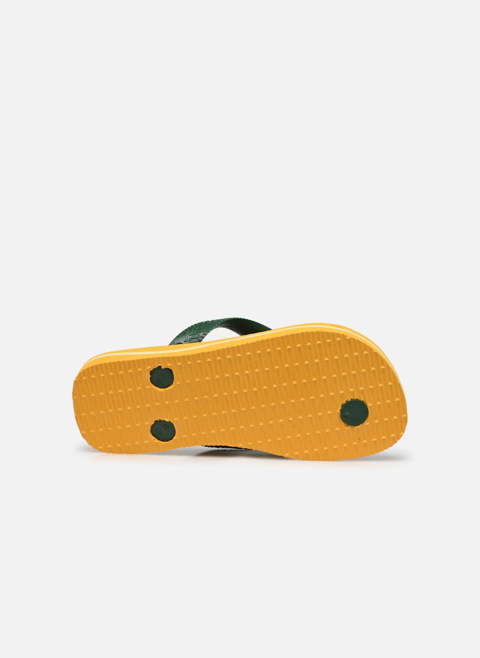 Tongs Brasil Logo E jaune Havaianas Tongs Brasil Logo E jaune Pop Yellow