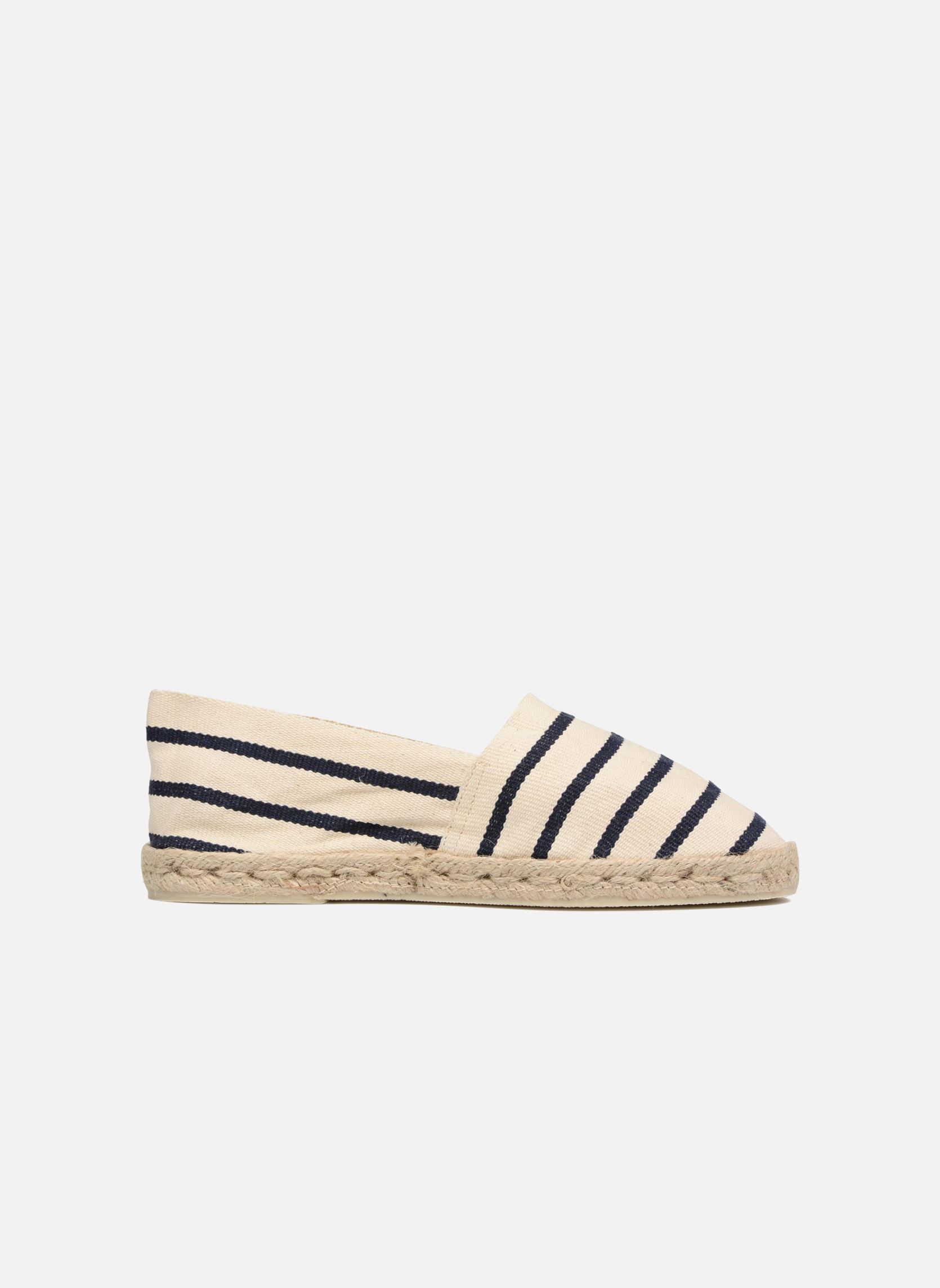 Flache Espadrilles Sabline Rayure F damen blau La maison de l'espadrille Flache Espadrilles Sabline Rayure F damen blau ECRU MARINE