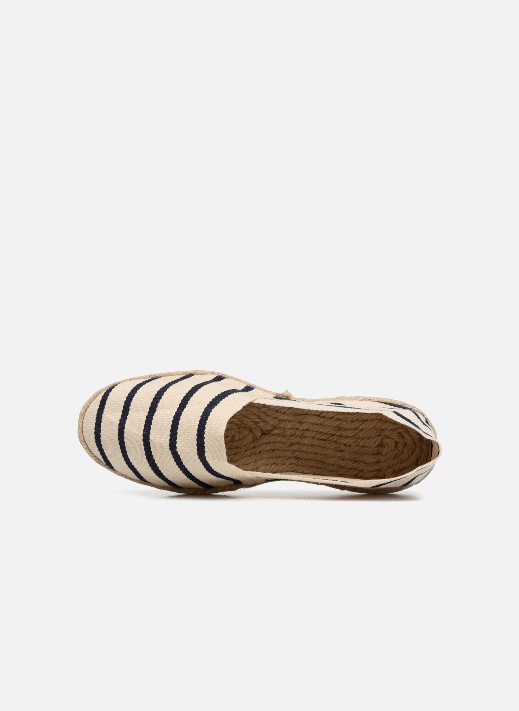 Flache Espadrilles Sabline Rayure F damen blau La maison de l'espadrille Flache Espadrilles Sabline Rayure F damen blau ECRU MARINE