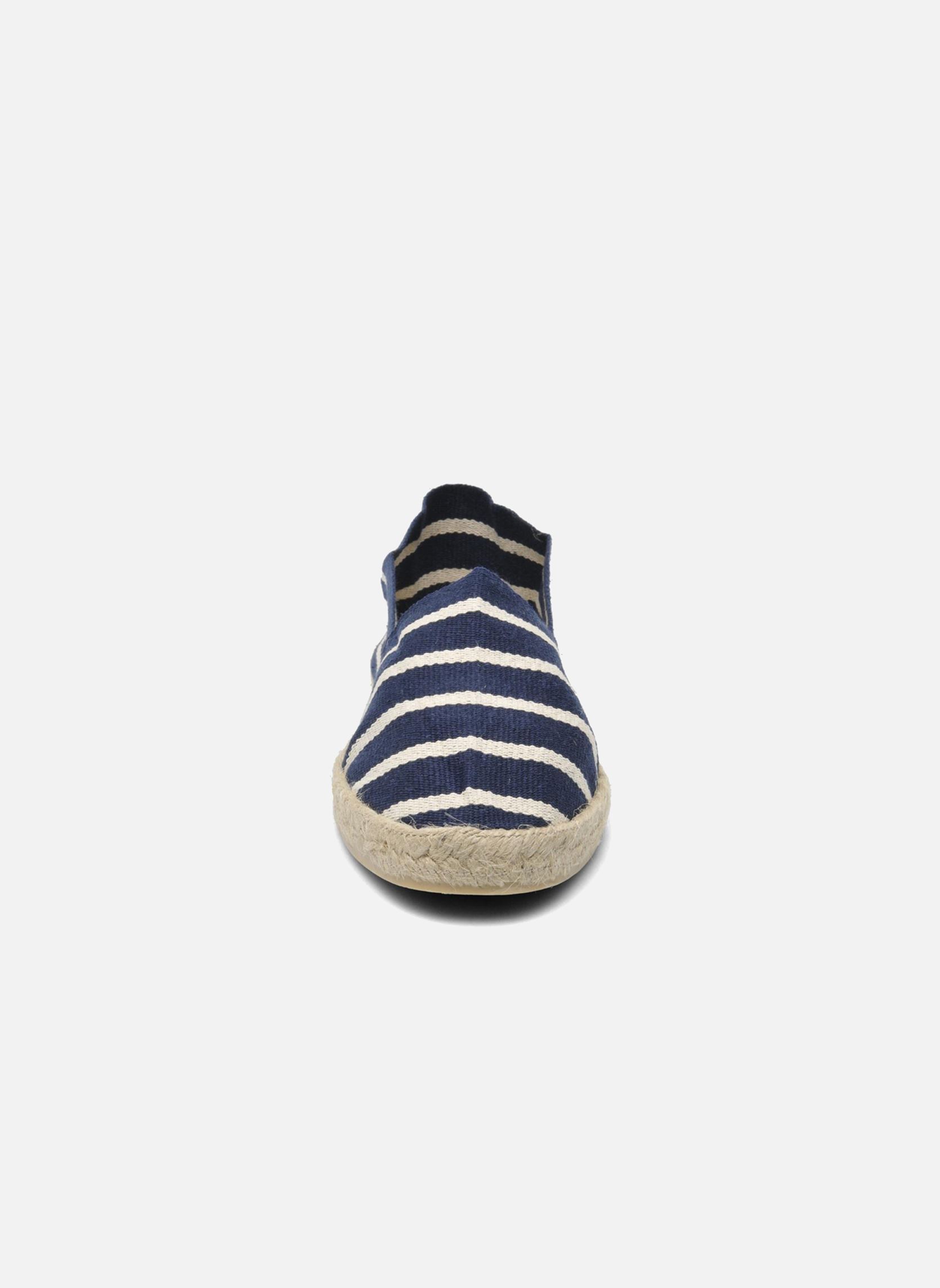 Espadrilles plates Sabline Rayure F femme bleu La maison de l'espadrille Espadrilles plates Sabline Rayure F femme bleu MARIN