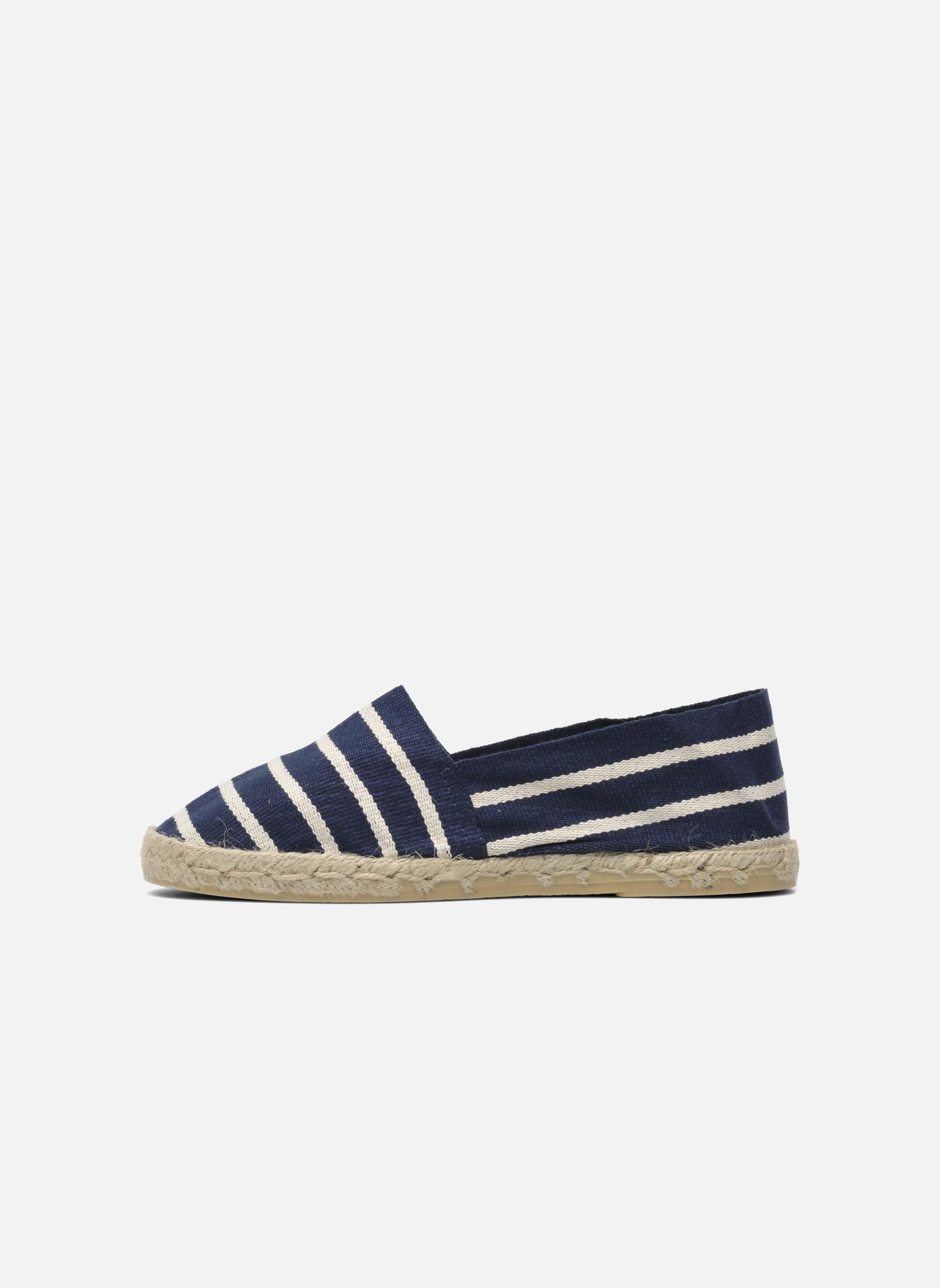 Espadrilles plates Sabline Rayure F femme bleu La maison de l'espadrille Espadrilles plates Sabline Rayure F femme bleu MARIN