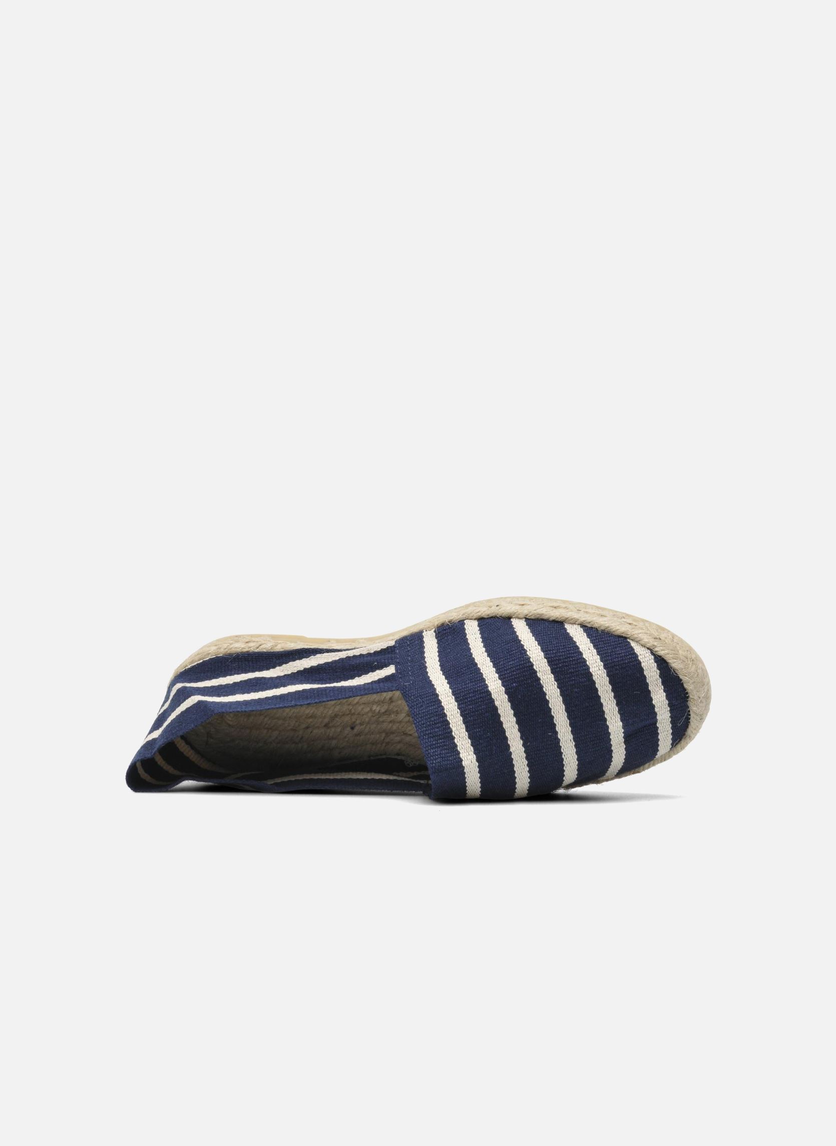Espadrilles plates Sabline Rayure F femme bleu La maison de l'espadrille Espadrilles plates Sabline Rayure F femme bleu MARIN