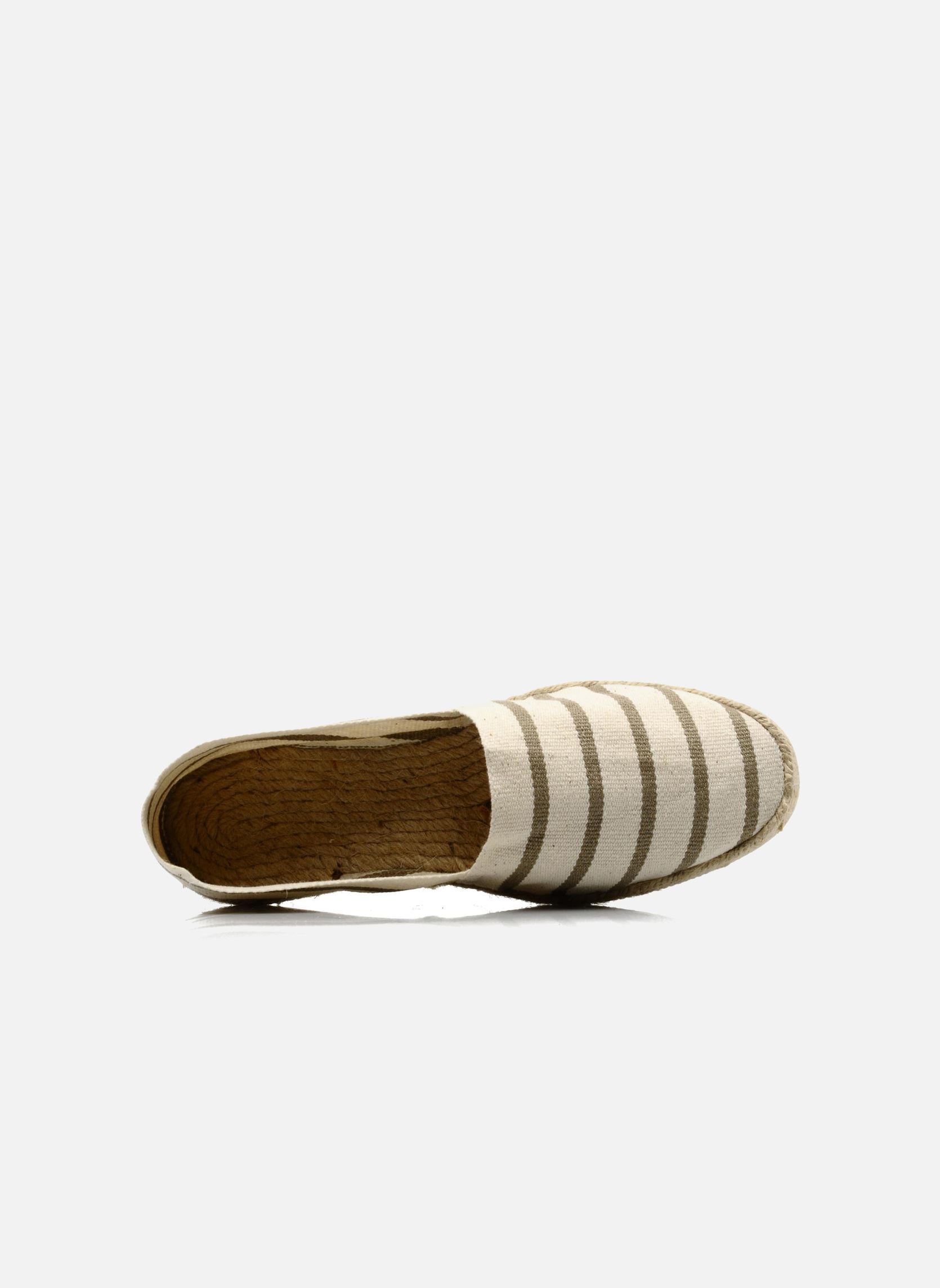 Espadrilles plates Sabline Rayure F femme beige La maison de l'espadrille Espadrilles plates Sabline Rayure F femme beige ECRU LIN