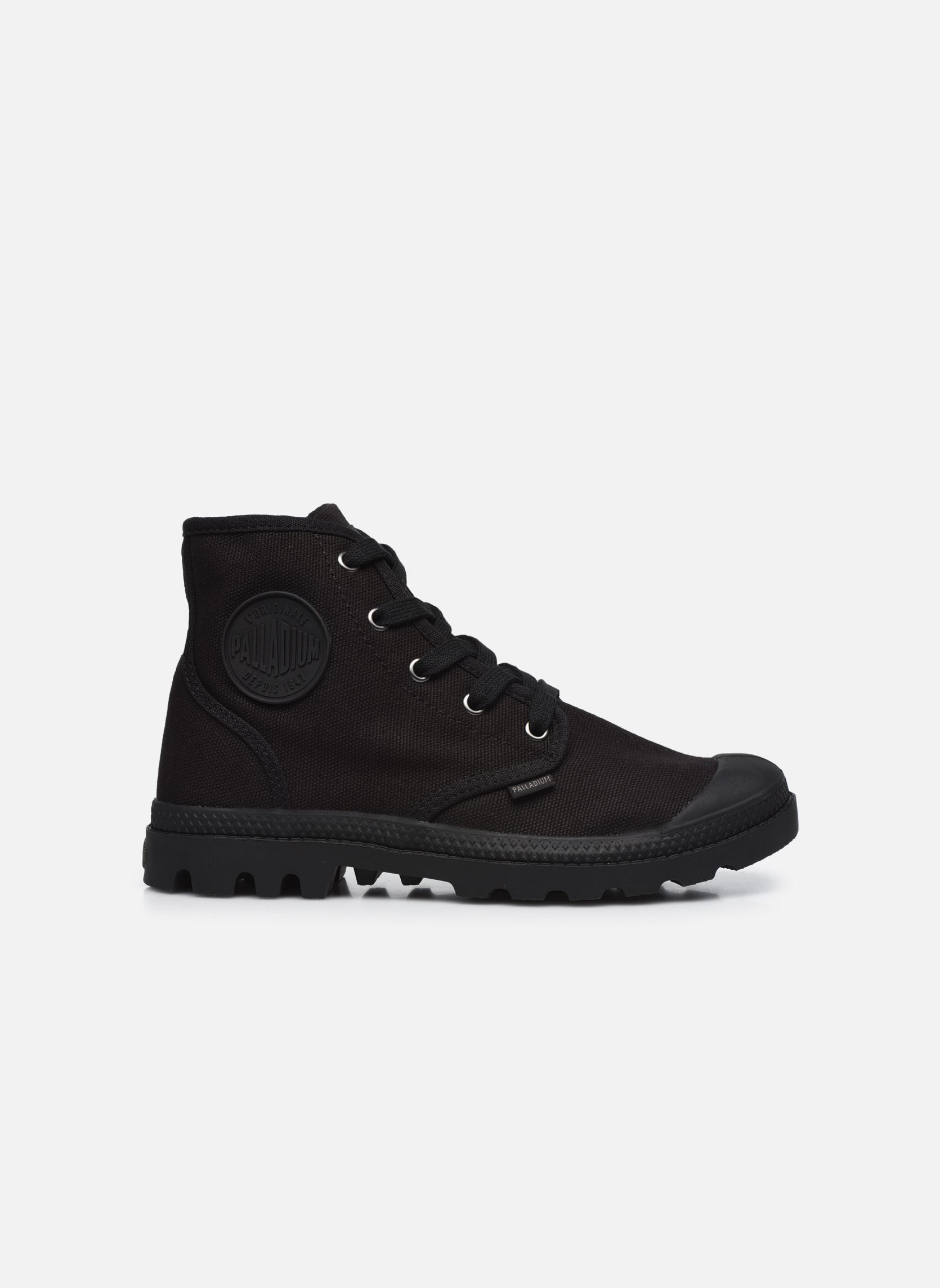 Bottines à lacets Pampa hi w femme noir Palladium Bottines à lacets Pampa hi w femme noir BLACK 1