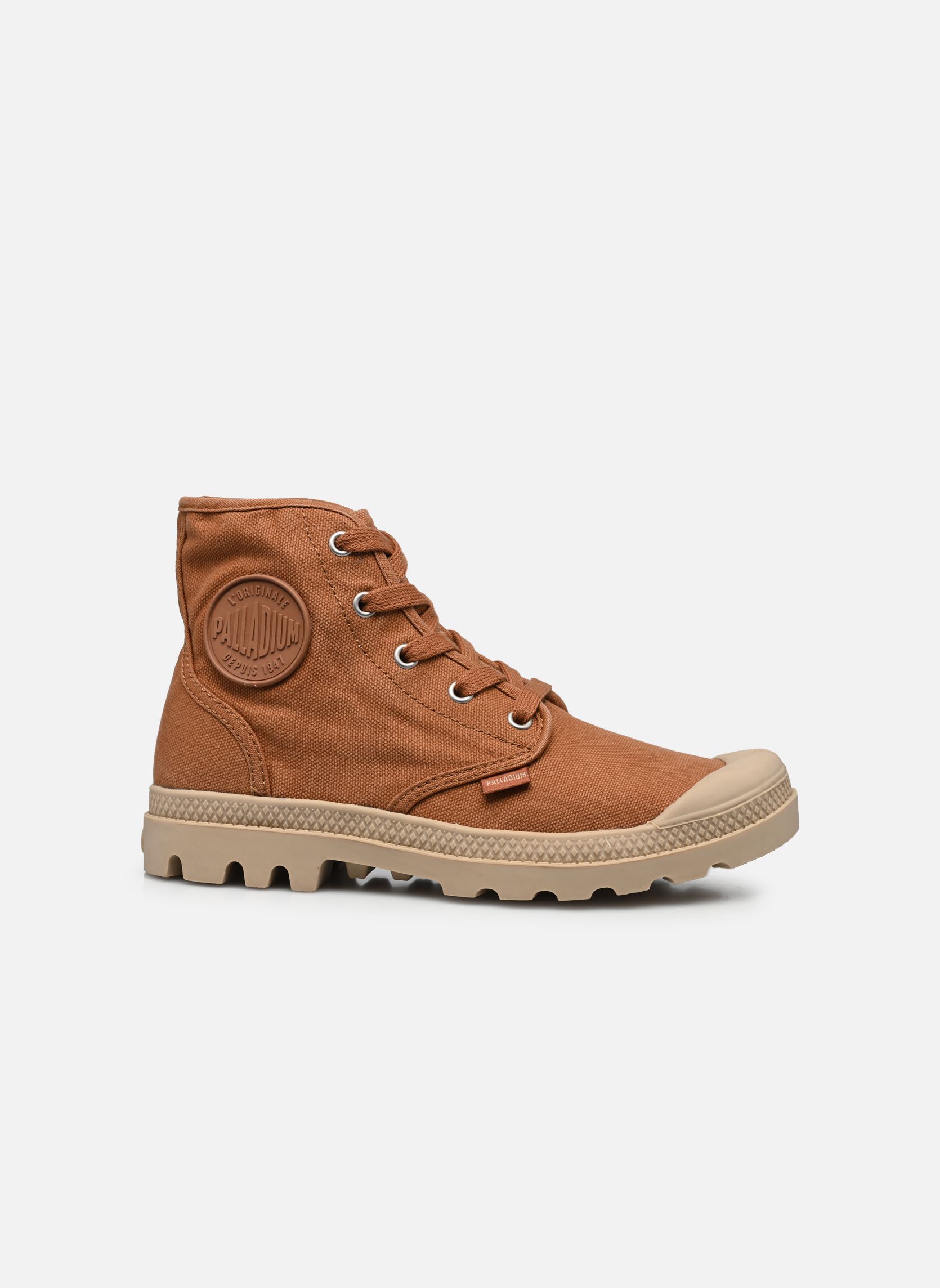 Geschnürte Stiefeletten Pampa hi w damen braun Palladium Geschnürte Stiefeletten Pampa hi w damen braun PERU ARCHIVE