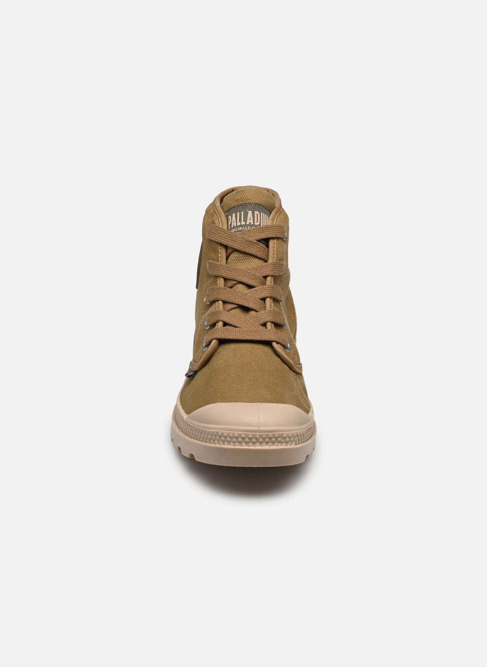 Bottines à lacets Pampa hi w femme beige Palladium Bottines à lacets Pampa hi w femme beige OLIVE/WARMSAND