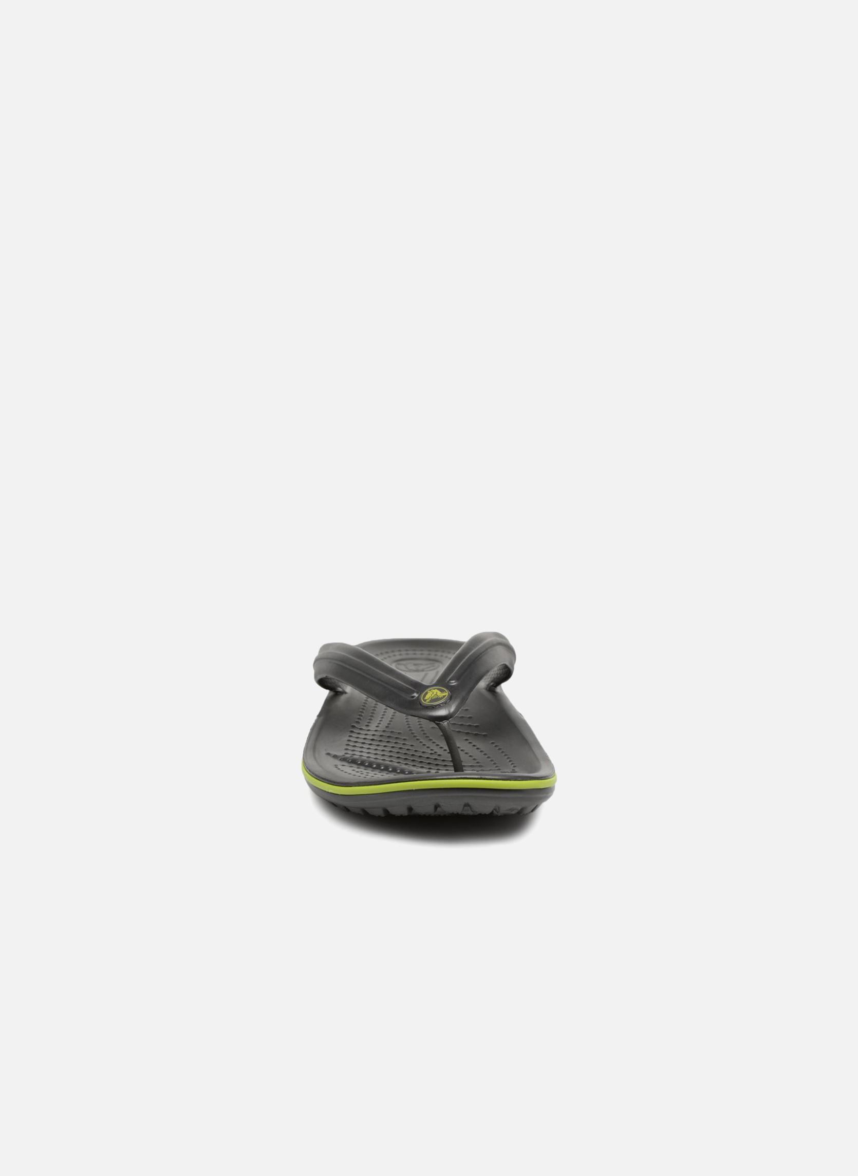 Infradito Crocband Flip M uomo grigio Crocs Infradito Crocband Flip M uomo grigio Graphite Volt Green