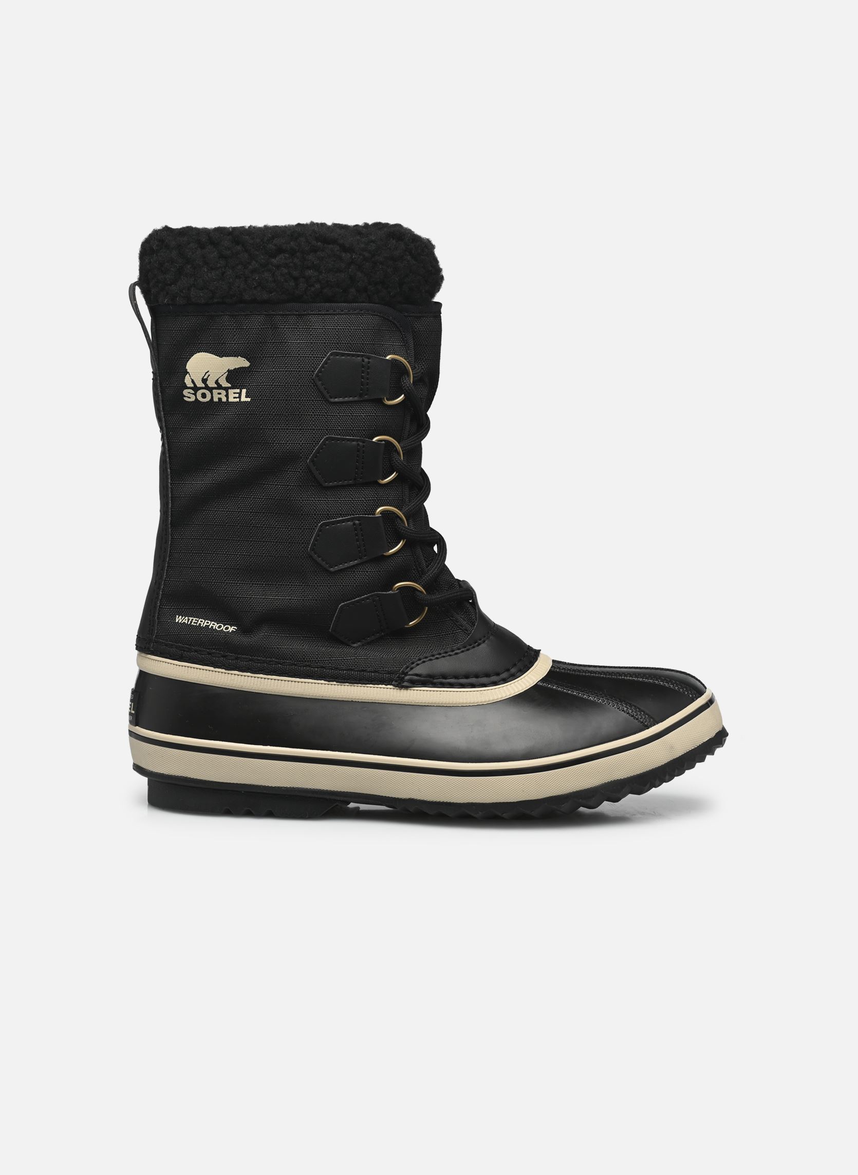 Schneestiefel 1964 PAC NYLON WATERPROOF herren schwarz Sorel Schneestiefel 1964 PAC NYLON WATERPROOF herren schwarz Black, Ancient Fossil