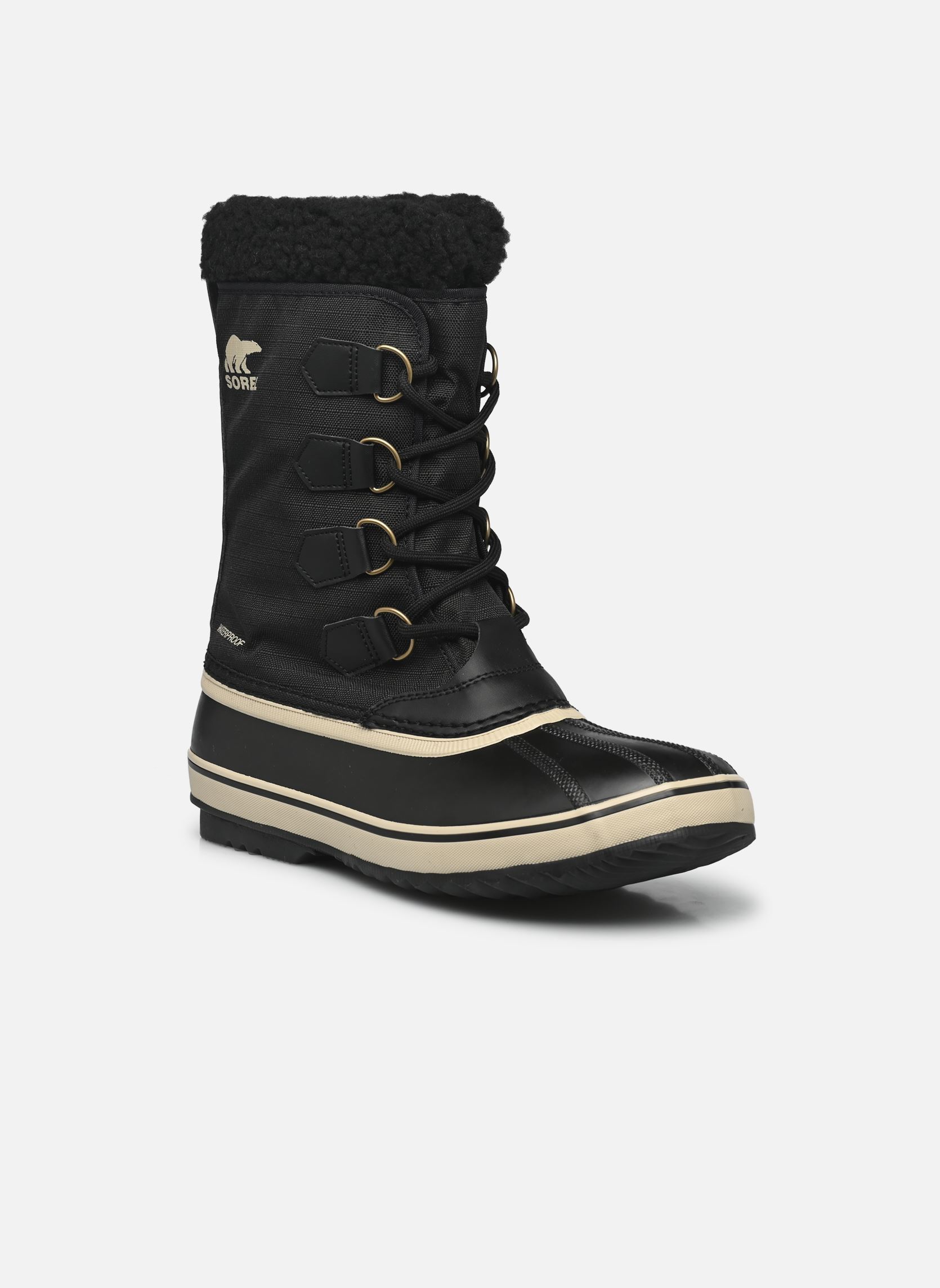Schneestiefel 1964 PAC NYLON WATERPROOF herren schwarz Sorel Schneestiefel 1964 PAC NYLON WATERPROOF herren schwarz Black, Ancient Fossil
