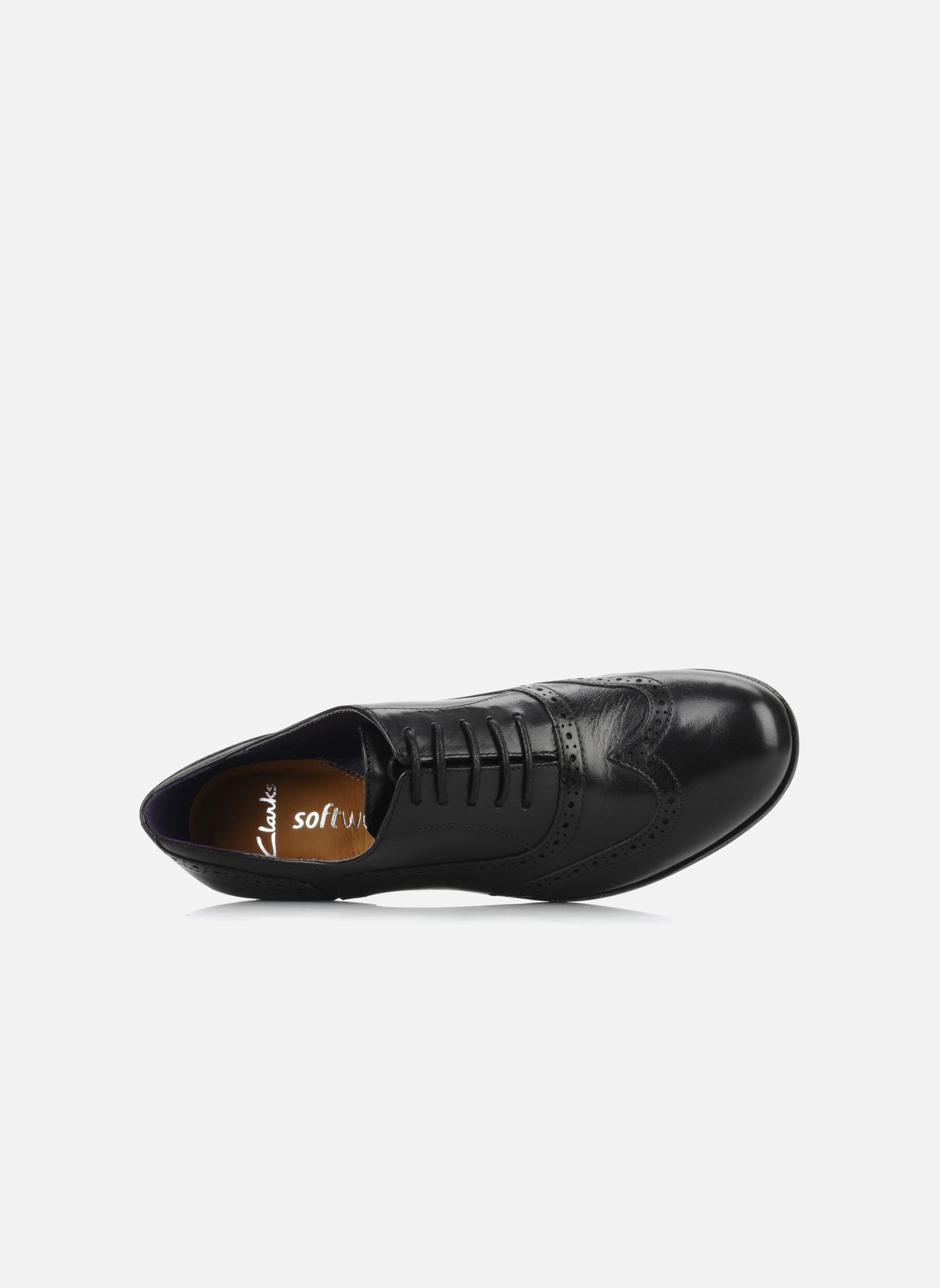 Richelieus-Schuhe Hamble Oak damen schwarz Clarks Richelieus-Schuhe Hamble Oak damen schwarz BLACK LEATHER