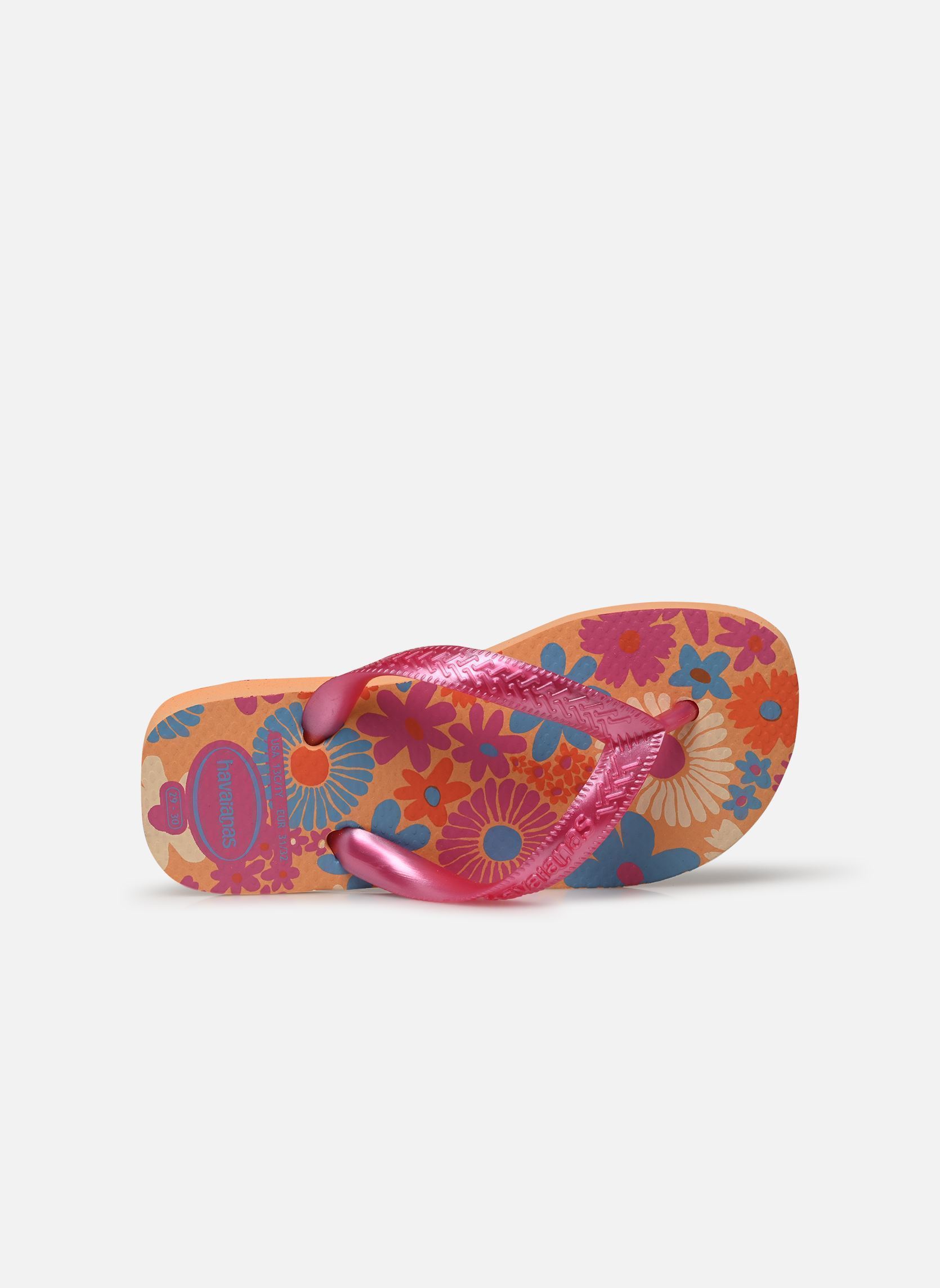 Flip-Flops Kids flores orange Havaianas Flip-Flops Kids flores orange Peach