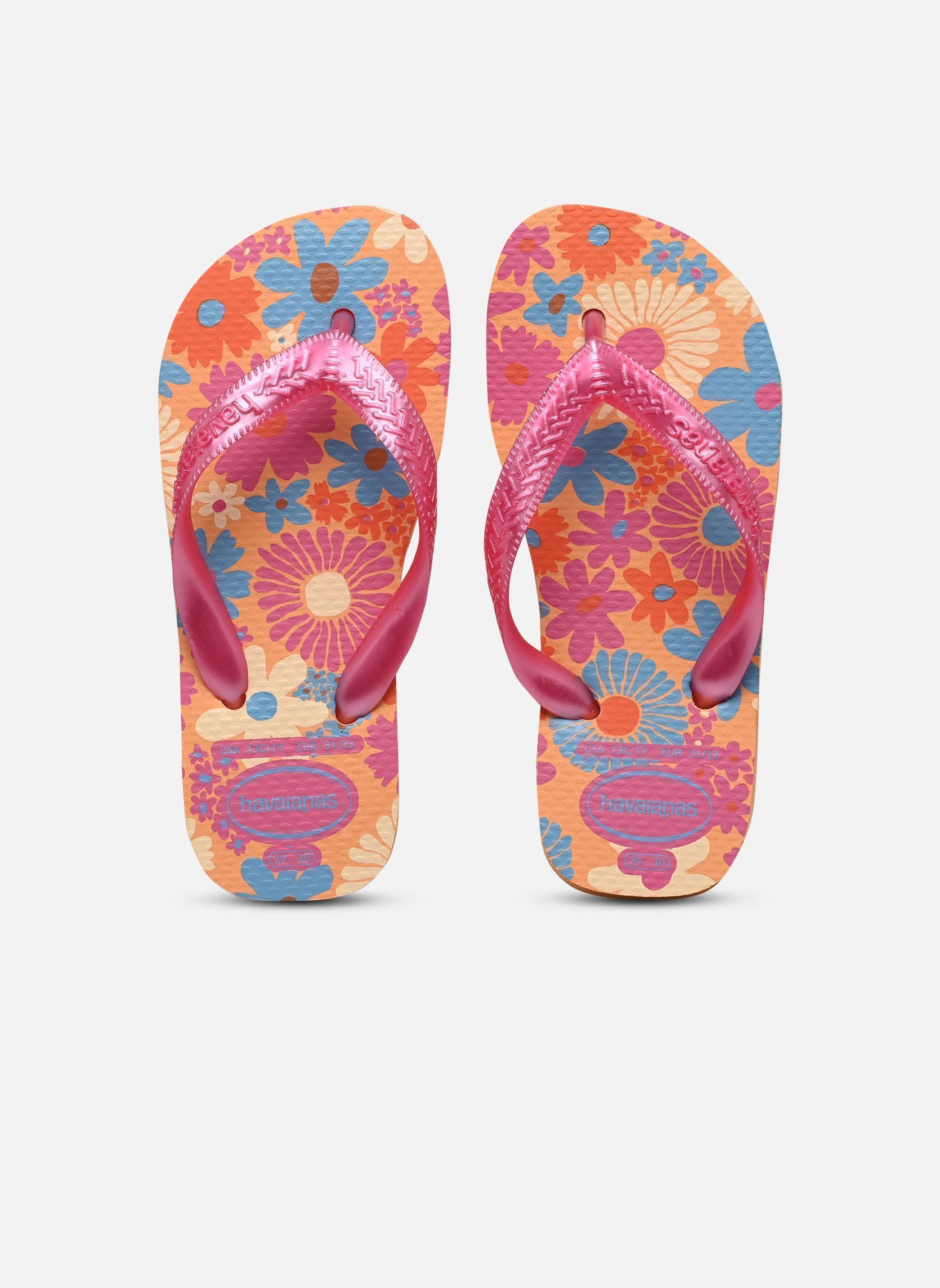 Tongs enfant Havaianas KIDS FLORES 35 / - vue 3