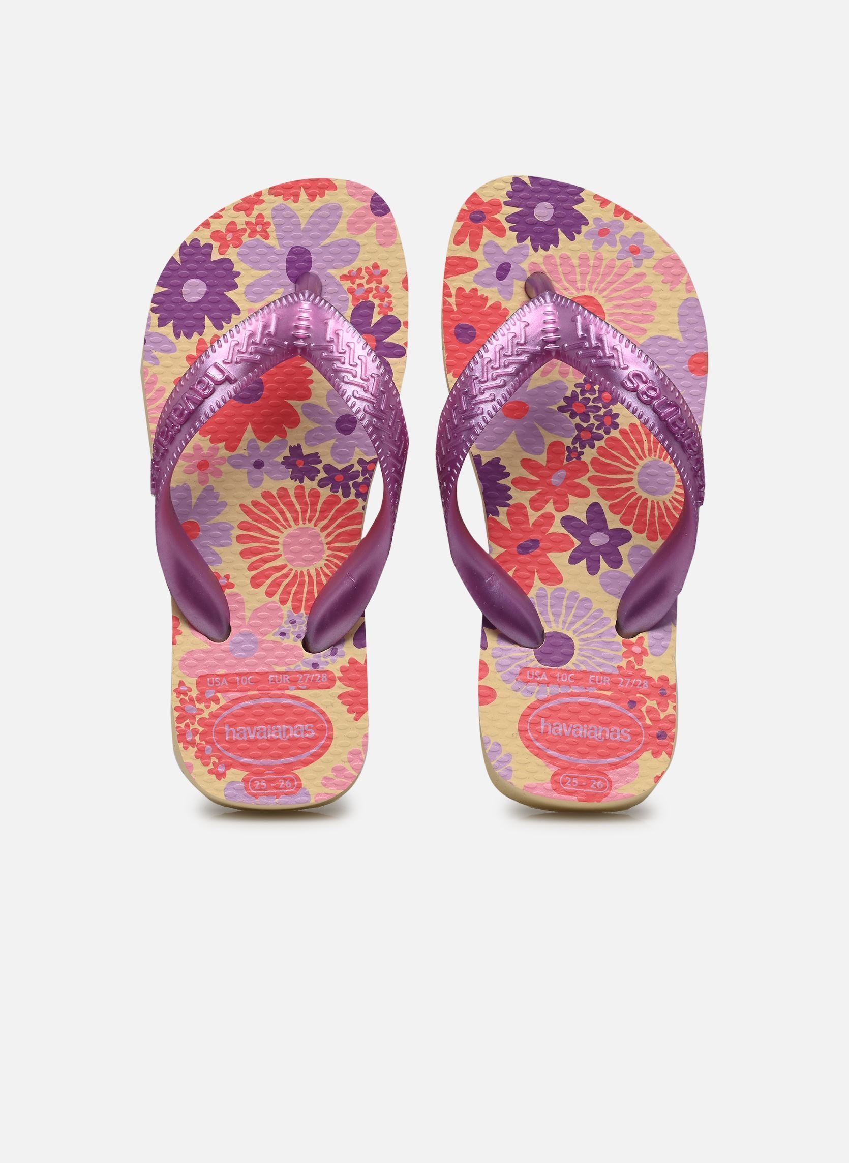 Tongs enfant Havaianas KIDS FLORES 35 / - vue 6
