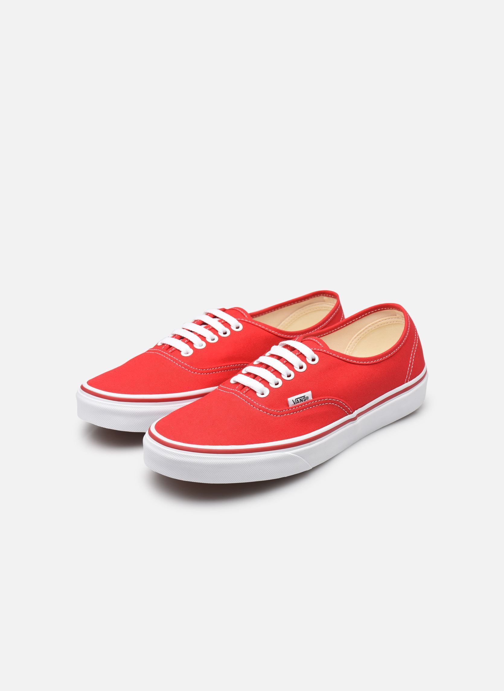 Baskets basses Authentic rouge Vans Baskets basses Authentic rouge RED
