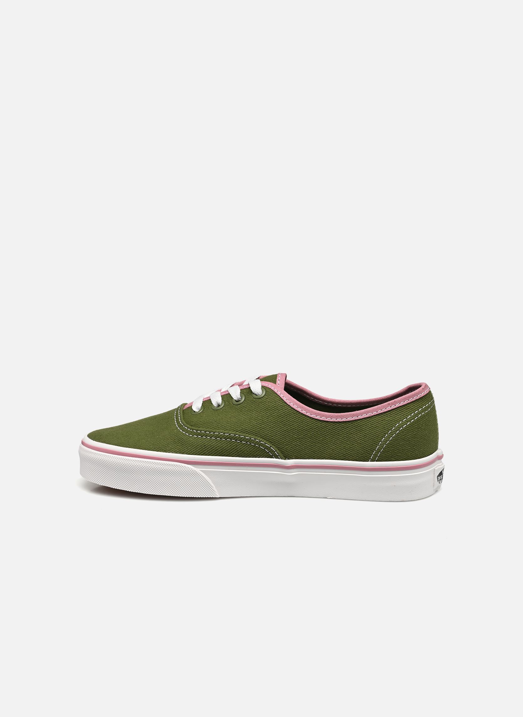 Baskets basses Authentic femme vert Vans Baskets basses Authentic femme vert BINDING GREEN/PINK