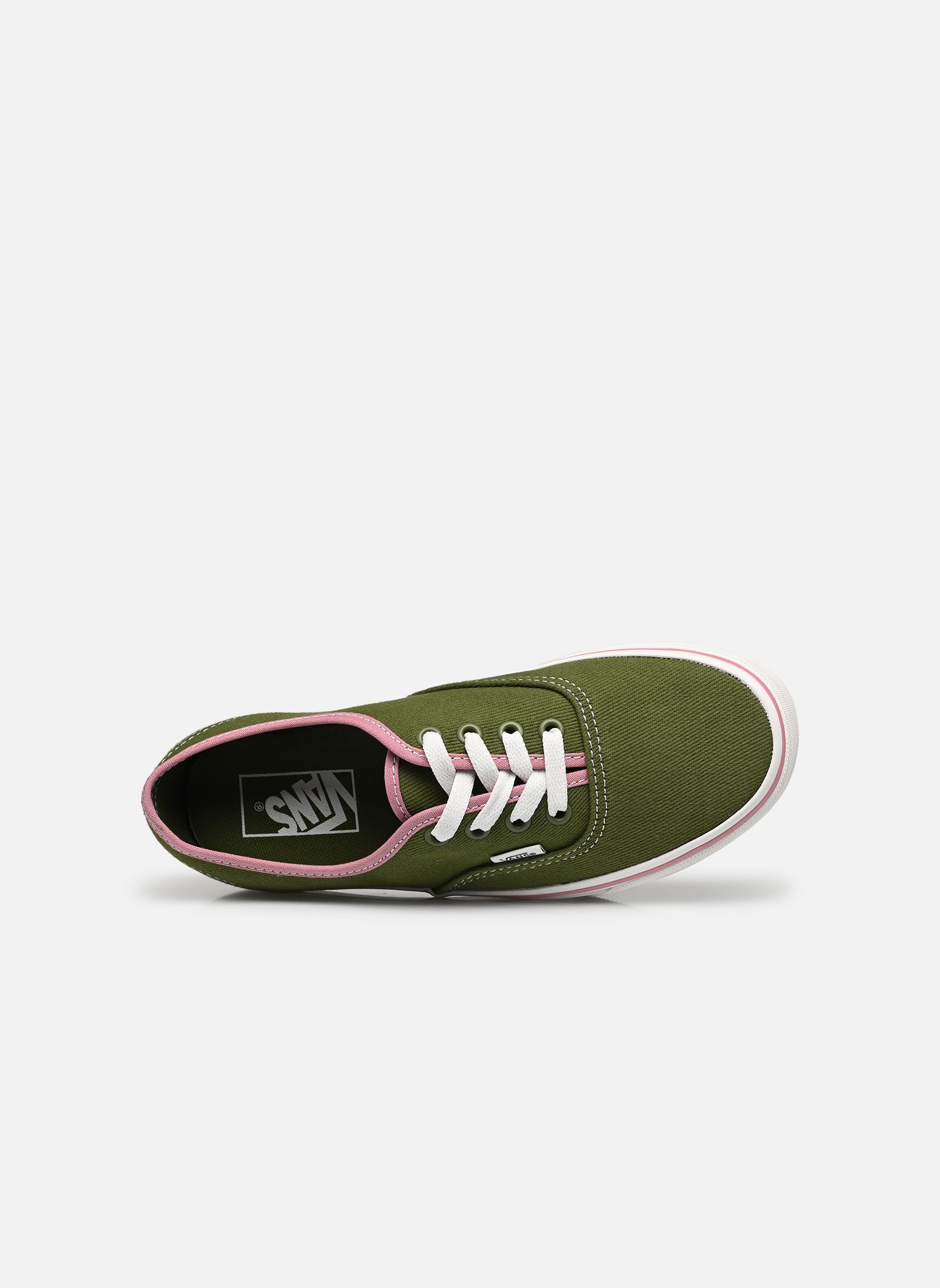Baskets basses Authentic femme vert Vans Baskets basses Authentic femme vert BINDING GREEN/PINK