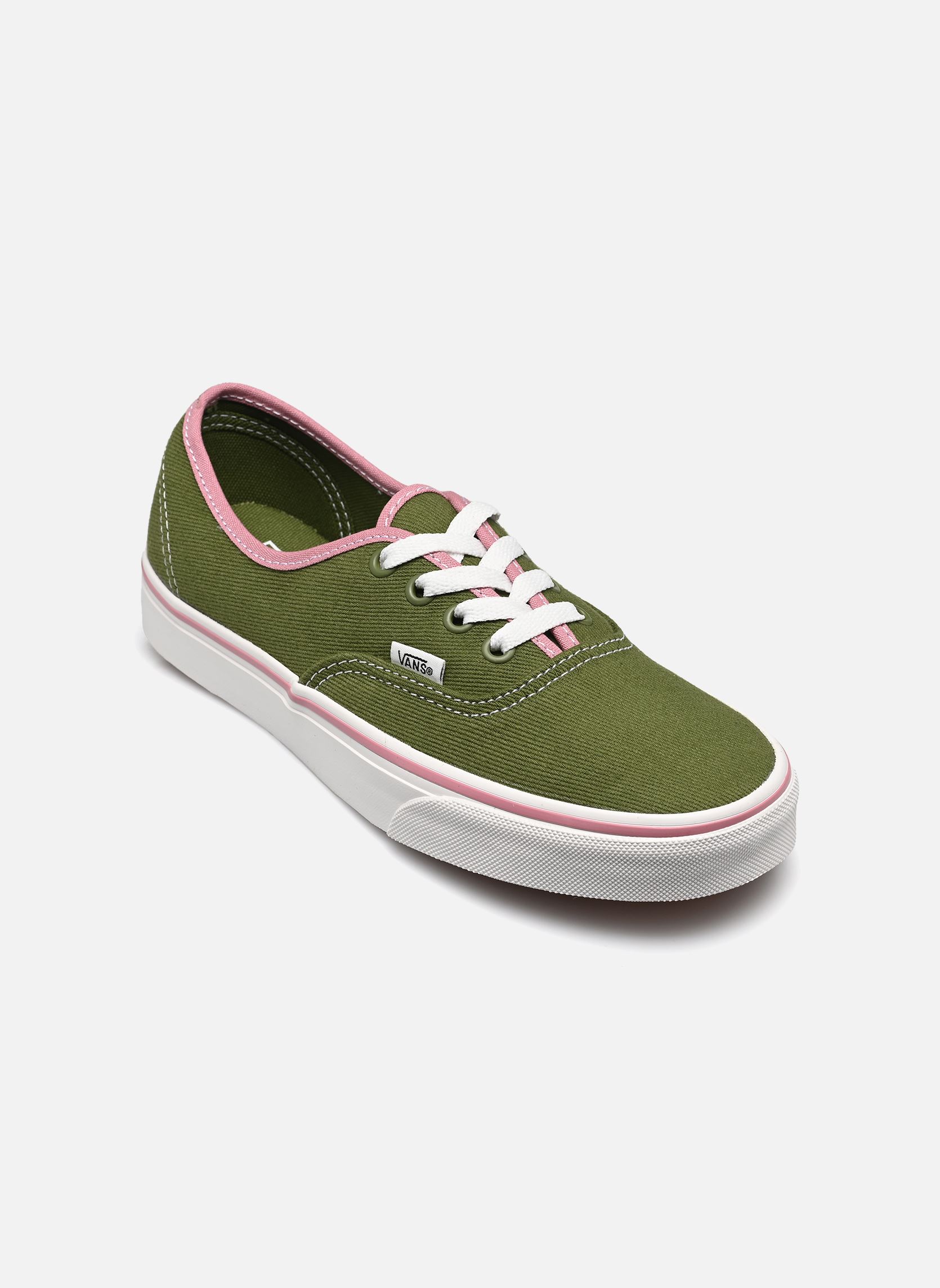 Baskets basses Authentic femme vert Vans Baskets basses Authentic femme vert BINDING GREEN/PINK