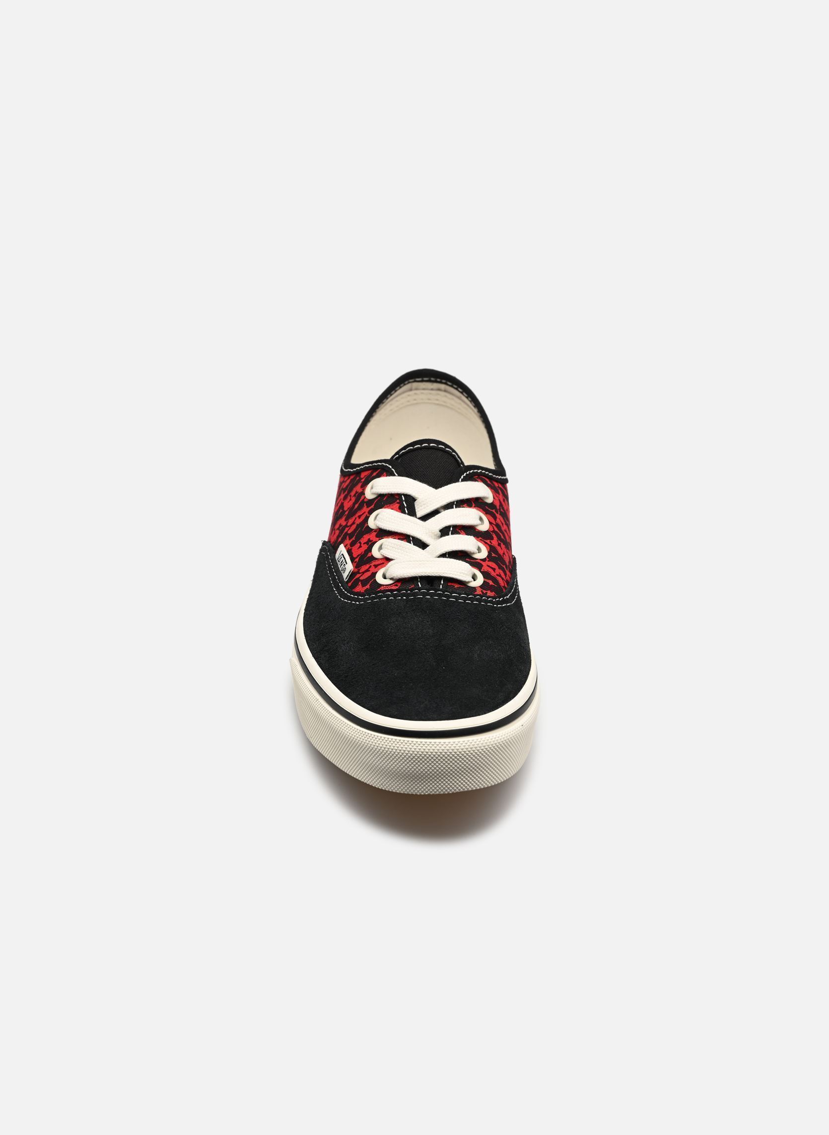 Niedrige Sneaker Authentic damen schwarz Vans Niedrige Sneaker Authentic damen schwarz BLACK/RACING RED