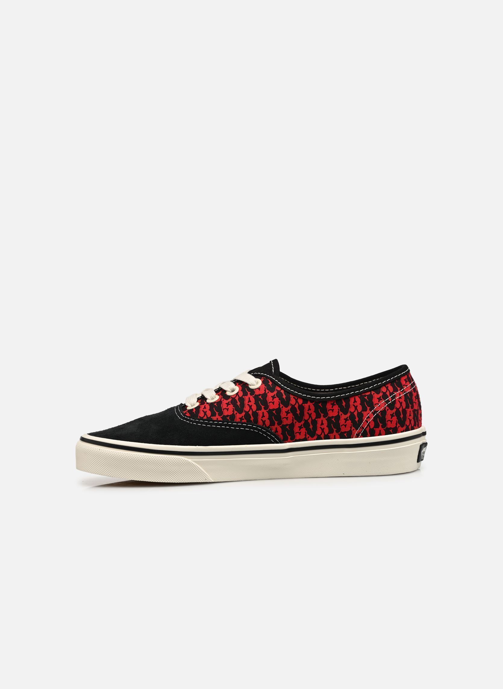 Niedrige Sneaker Authentic damen schwarz Vans Niedrige Sneaker Authentic damen schwarz BLACK/RACING RED