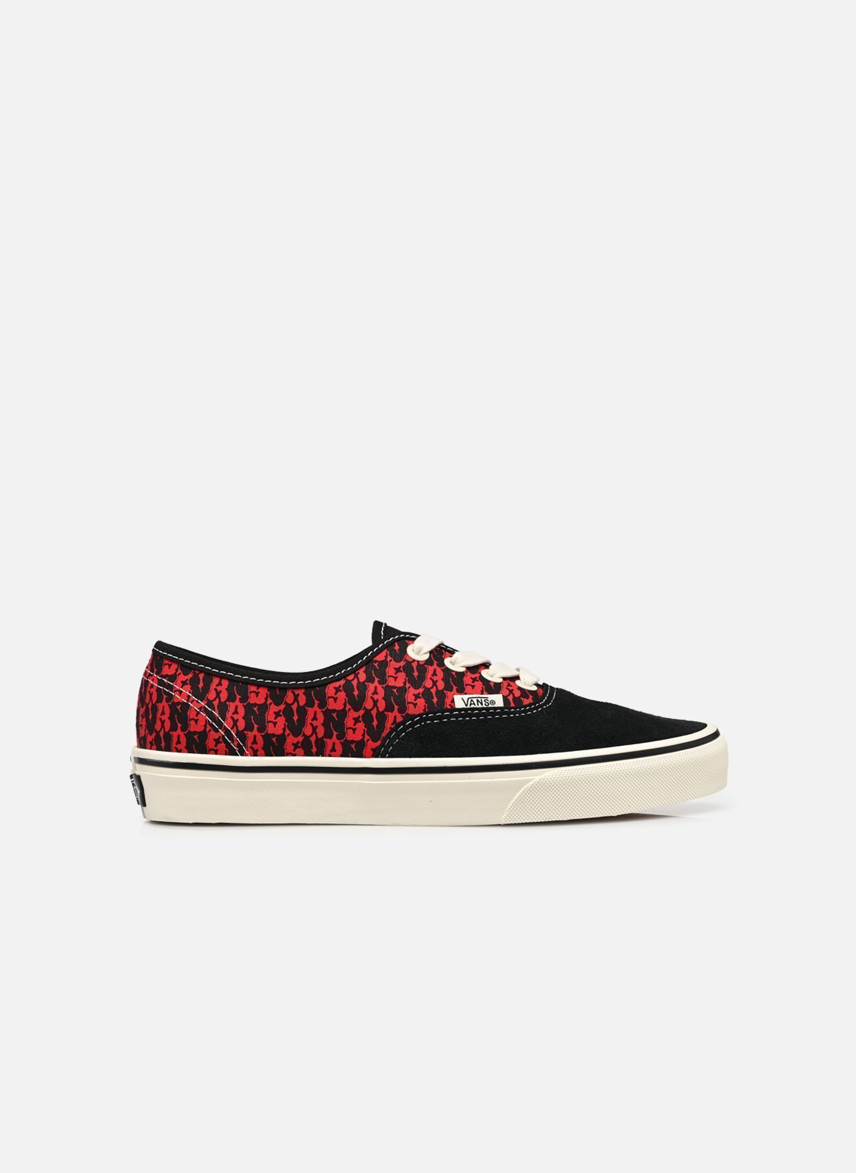 Niedrige Sneaker Authentic damen schwarz Vans Niedrige Sneaker Authentic damen schwarz BLACK/RACING RED
