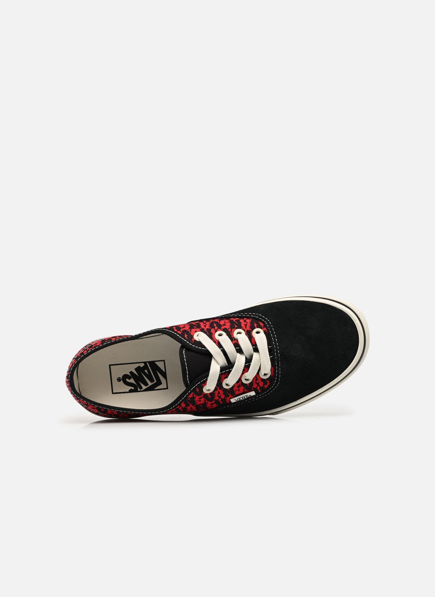 Niedrige Sneaker Authentic damen schwarz Vans Niedrige Sneaker Authentic damen schwarz BLACK/RACING RED