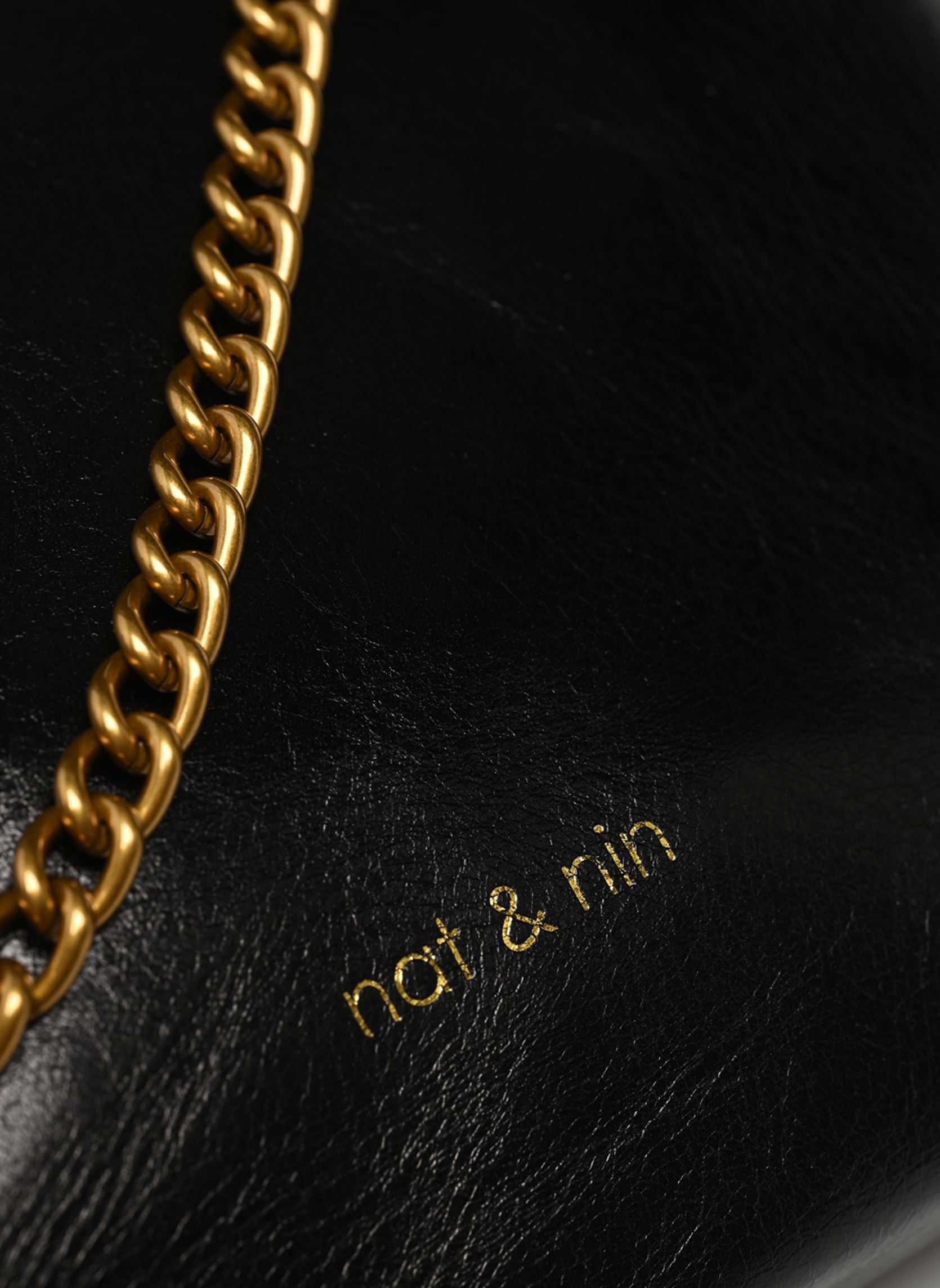 Tassen MOLLY dames zwart Nat & Nin Tassen MOLLY dames zwart NOIR GLACÉ